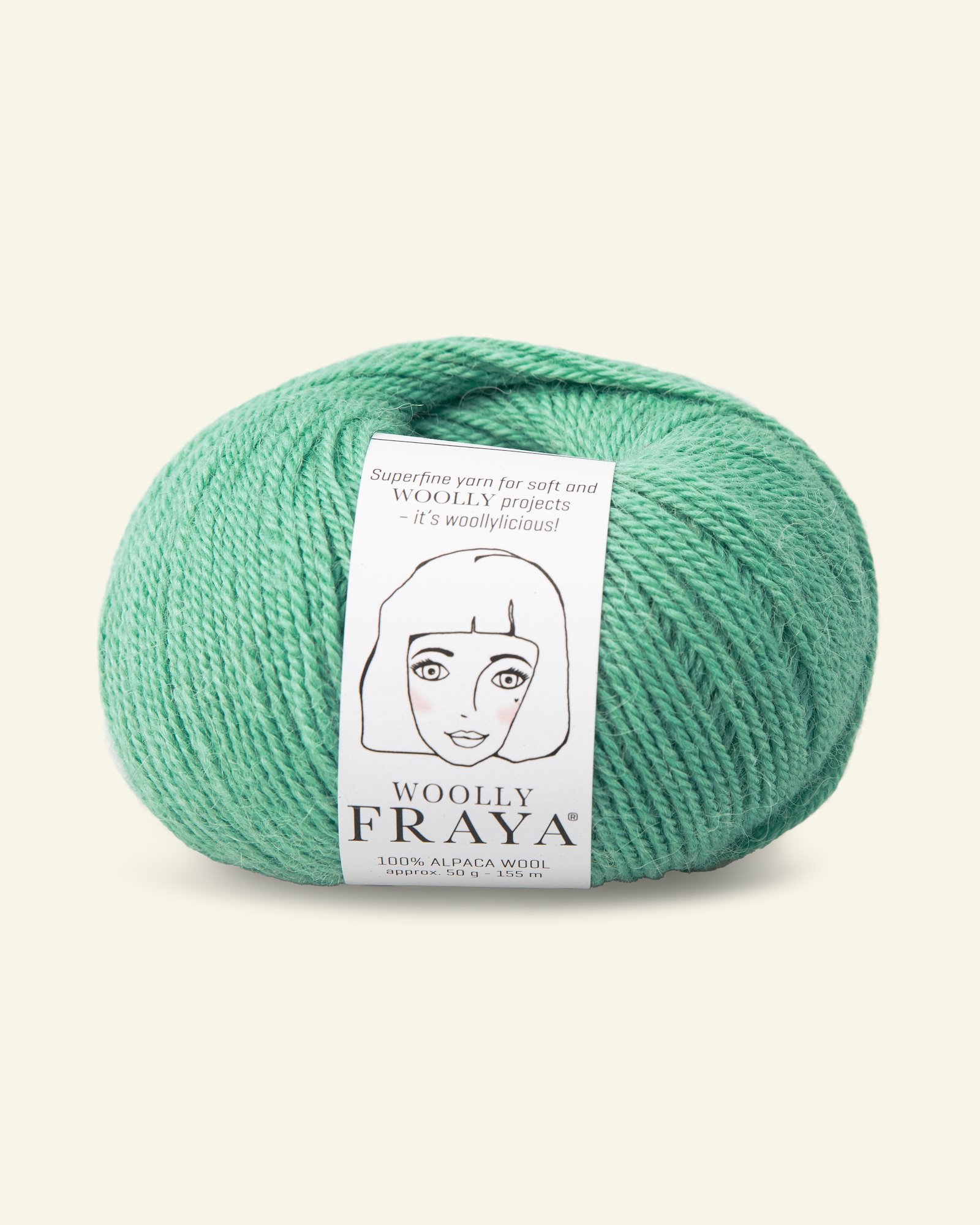 FRAYA, alpaca yarn "Woolly", aqua 90000061_pack