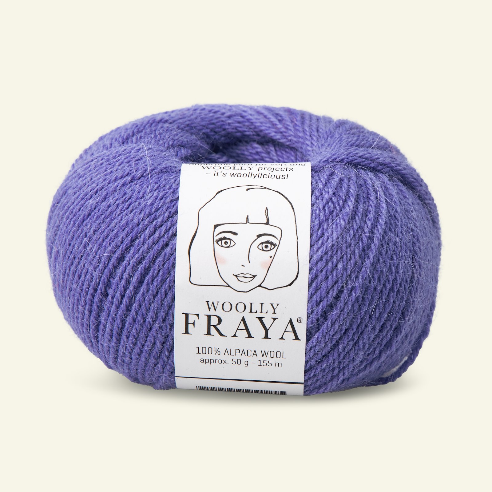 FRAYA, alpaca yarn "Woolly", bright blue 90000063_pack