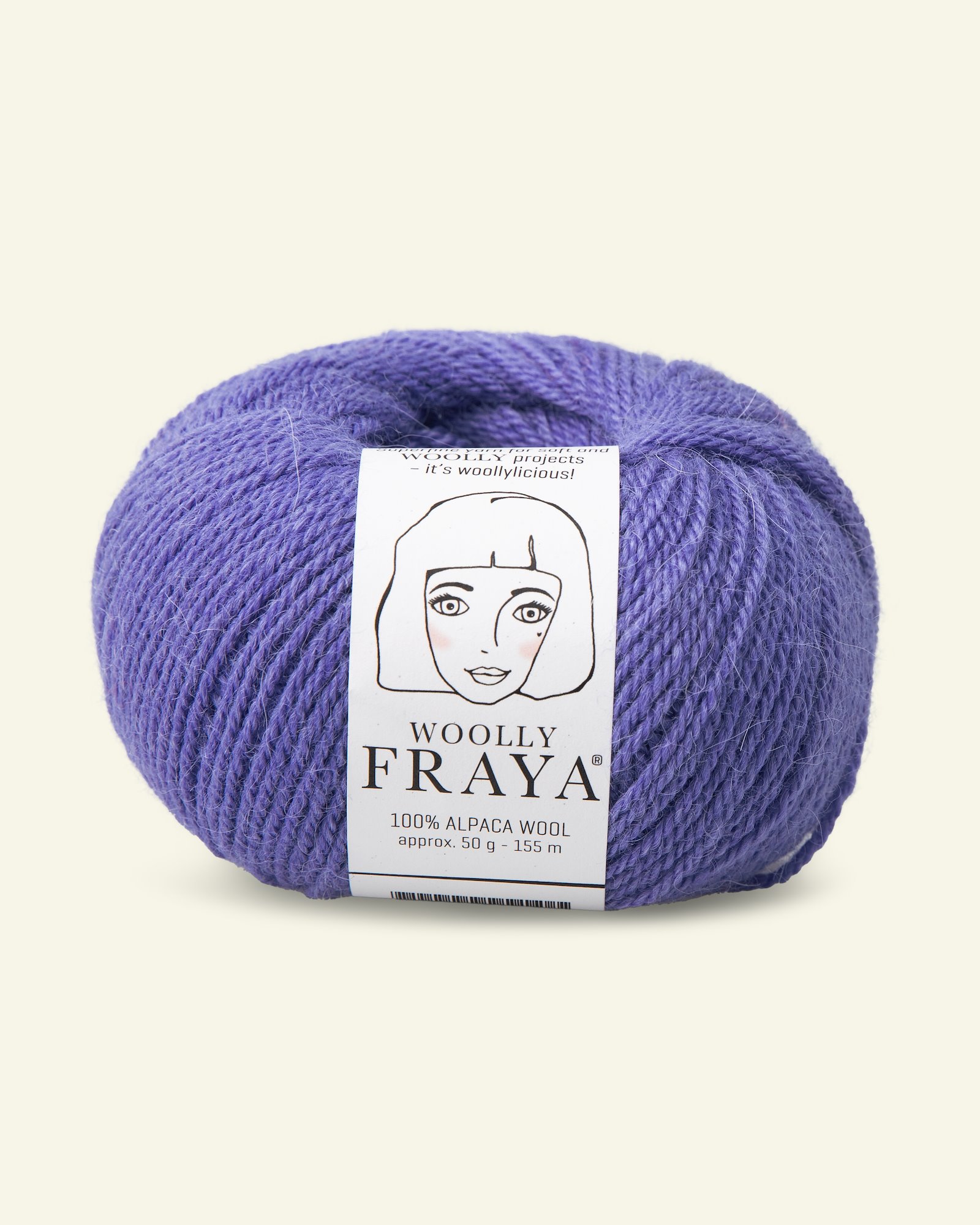 FRAYA, alpaca yarn "Woolly", bright blue 90000063_pack