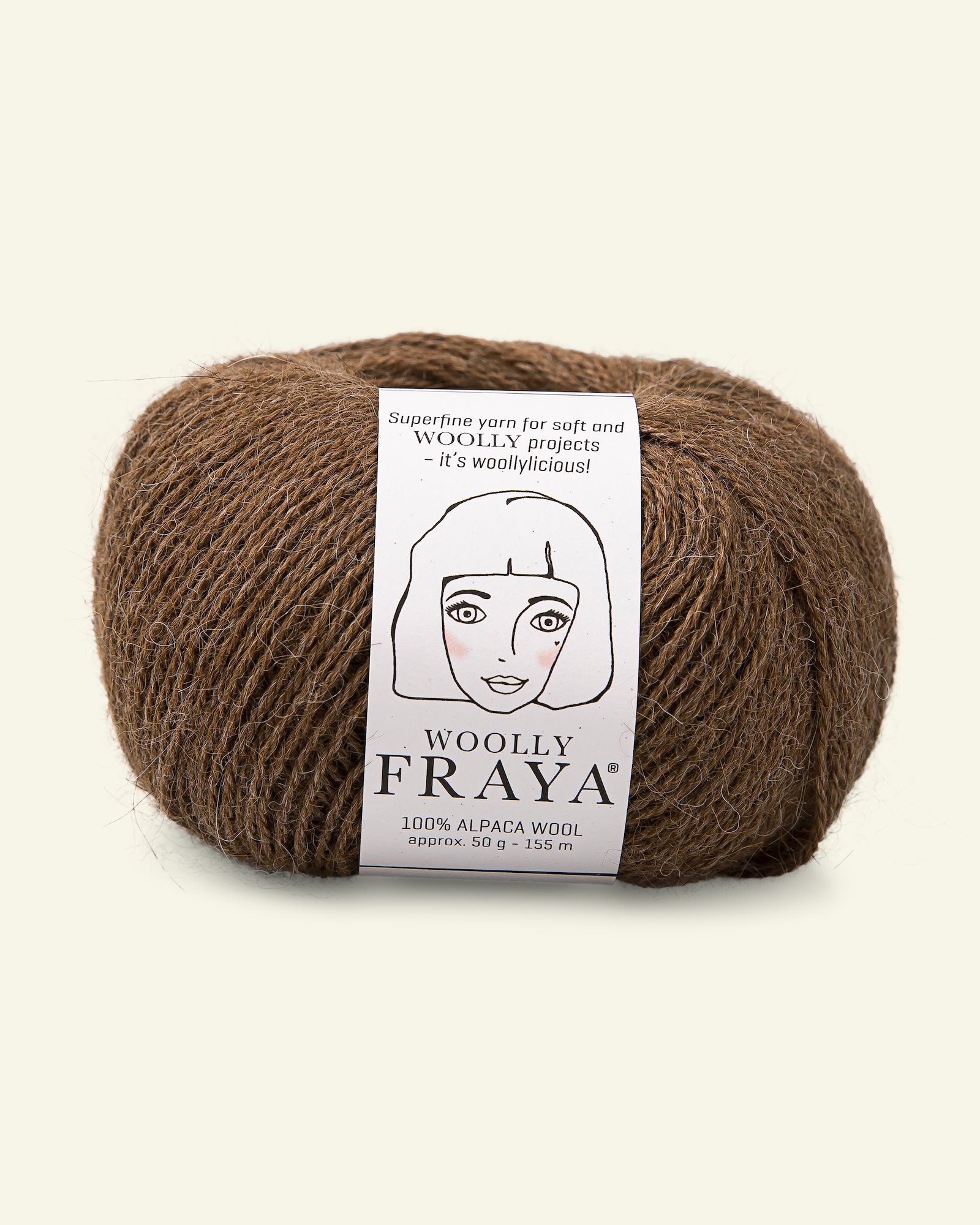 FRAYA, alpaca yarn "Woolly", camel 90000064_pack