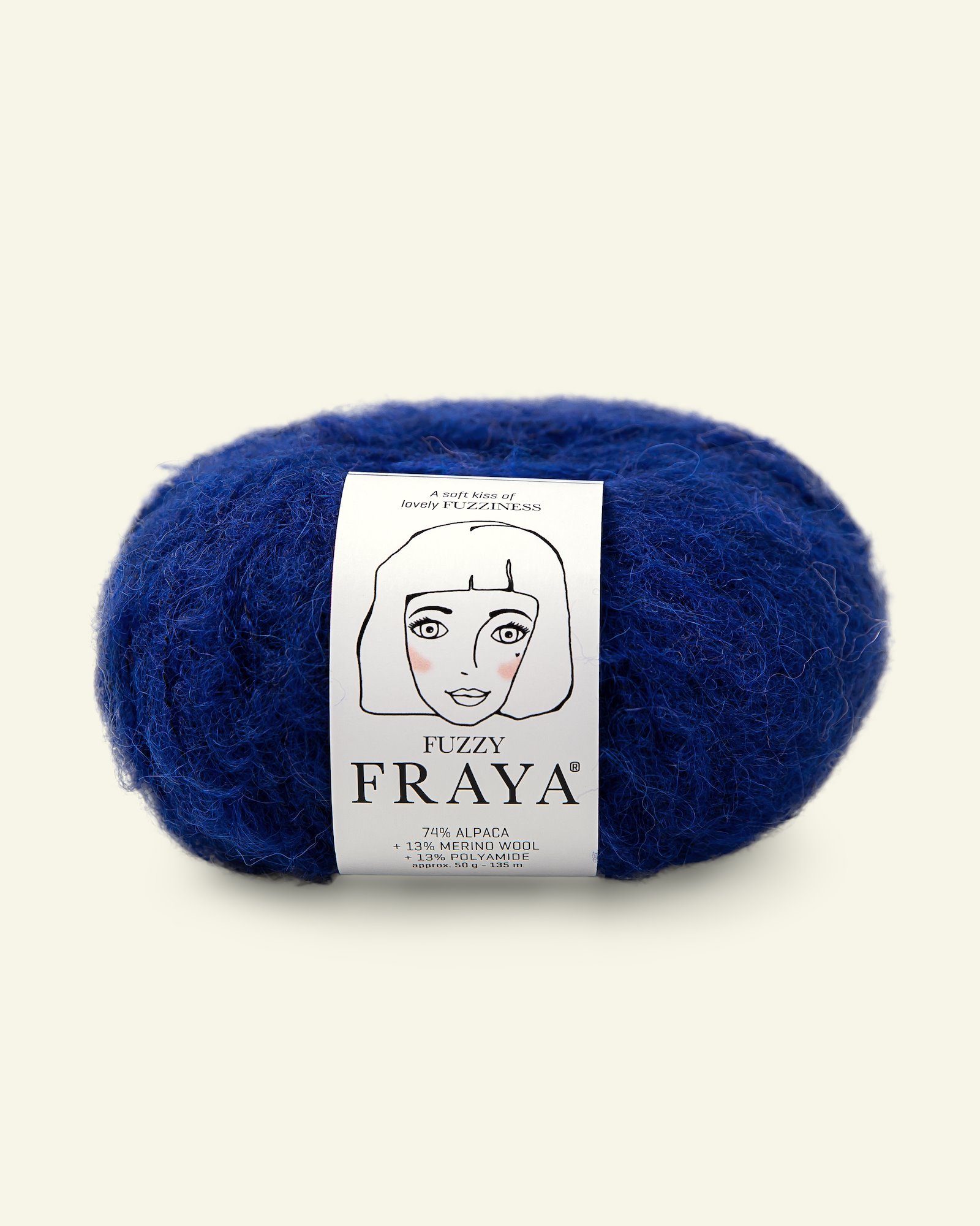 FRAYA, Alpakawolle "Fuzzy", Kobaltblau 90000013_pack