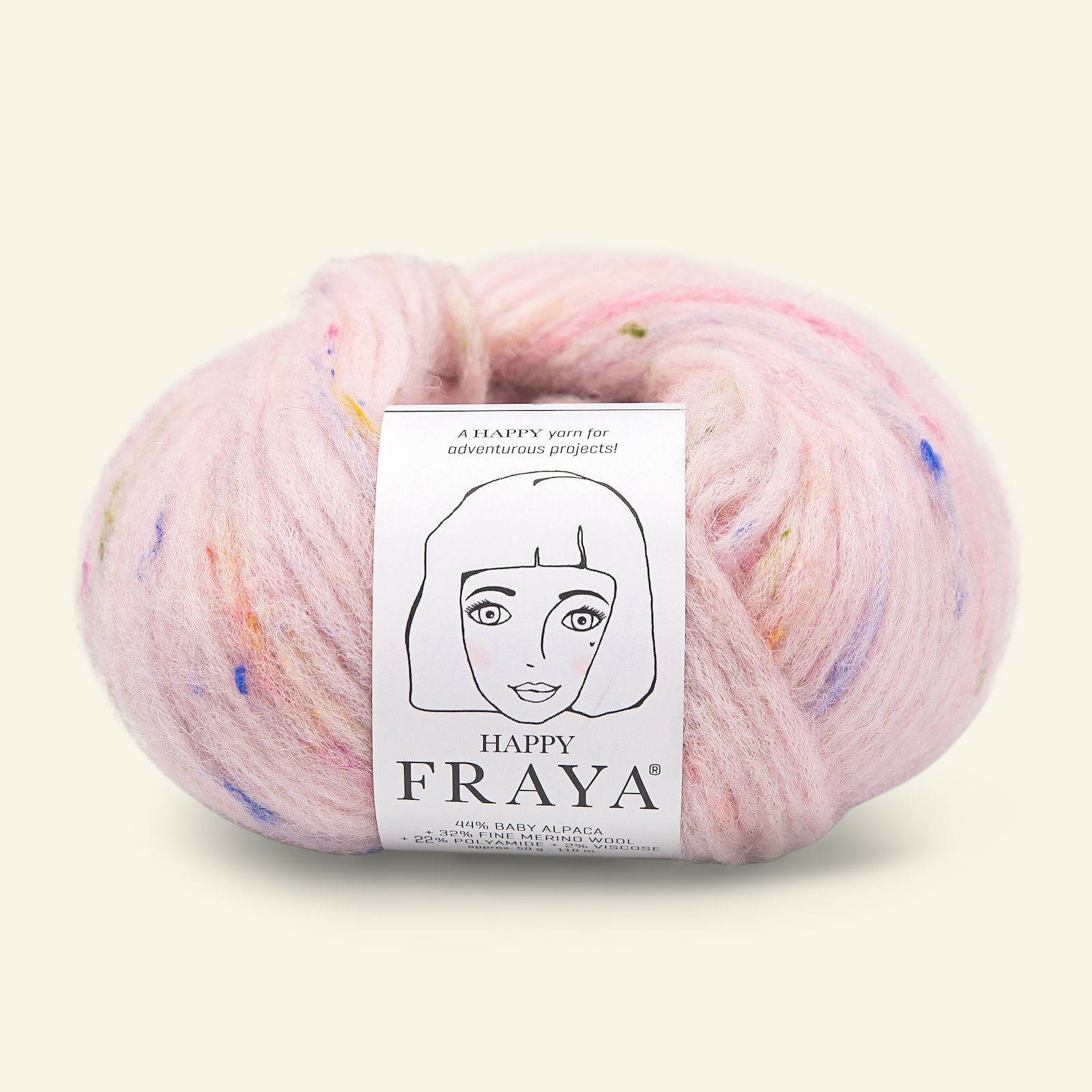 FRAYA, blandingsgarn/blow yarn  "Happy", candy floss 90055111_pack