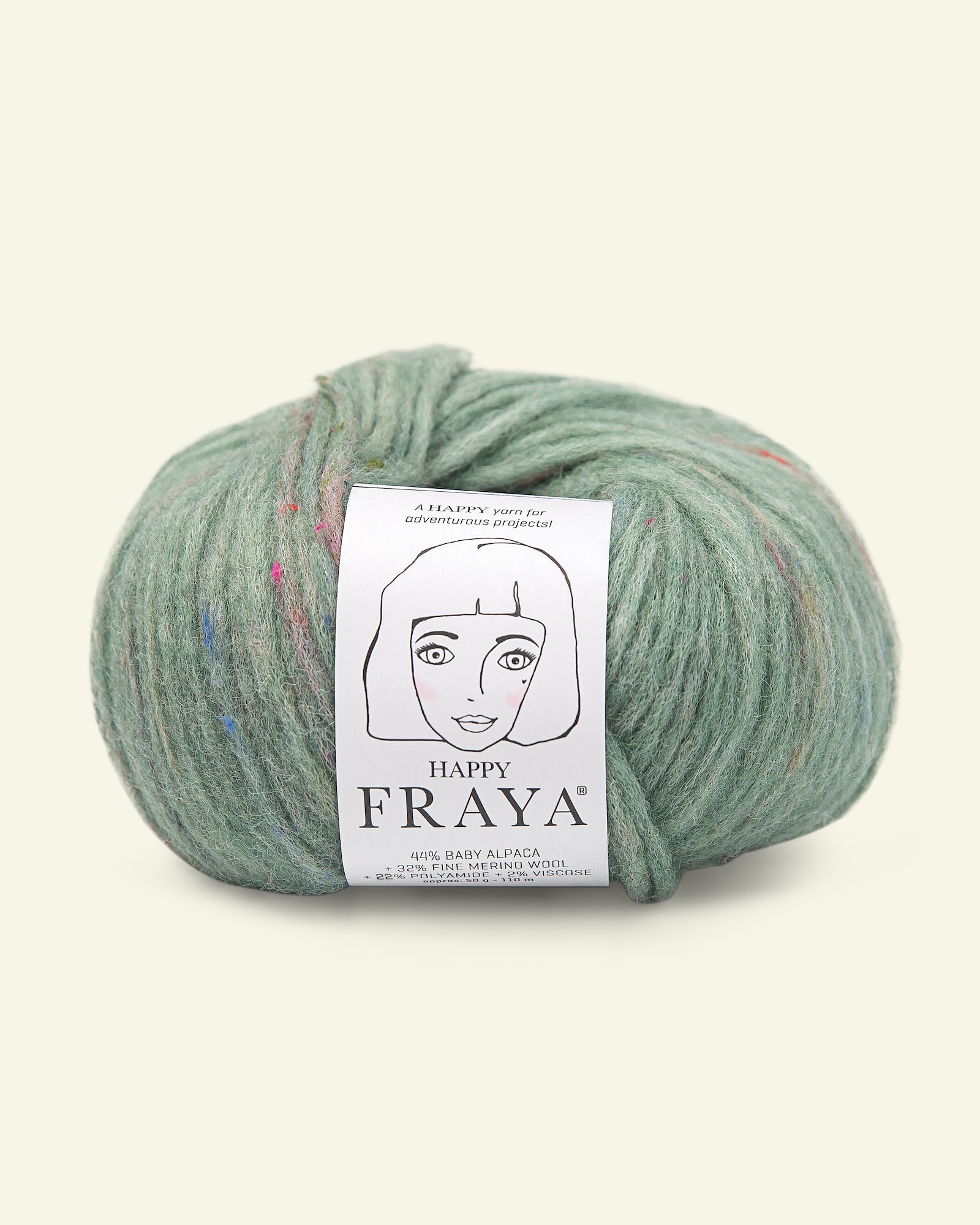 FRAYA, blandingsgarn/blow yarn "Happy", eukalyptus 90055106_pack