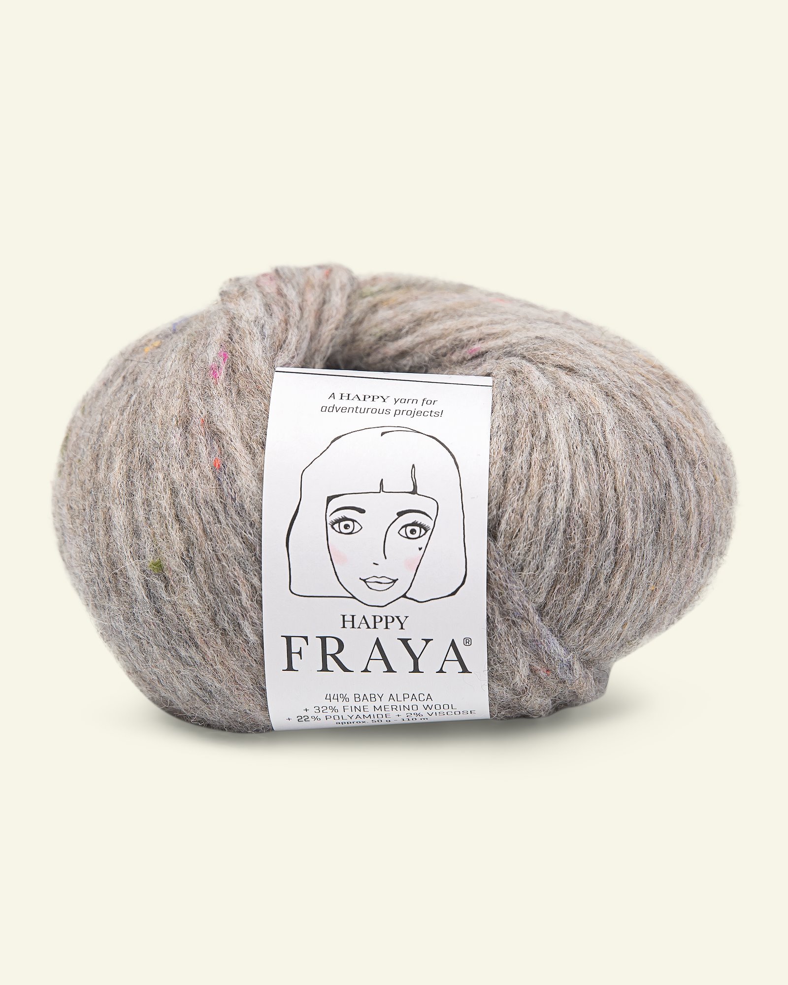 FRAYA, blandingsgarn/blow yarn "Happy", grå 90055103_pack