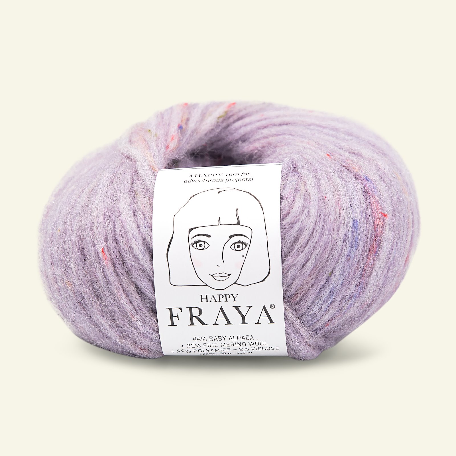 FRAYA, blandingsgarn/blow yarn "Happy", lilla 90055112_pack