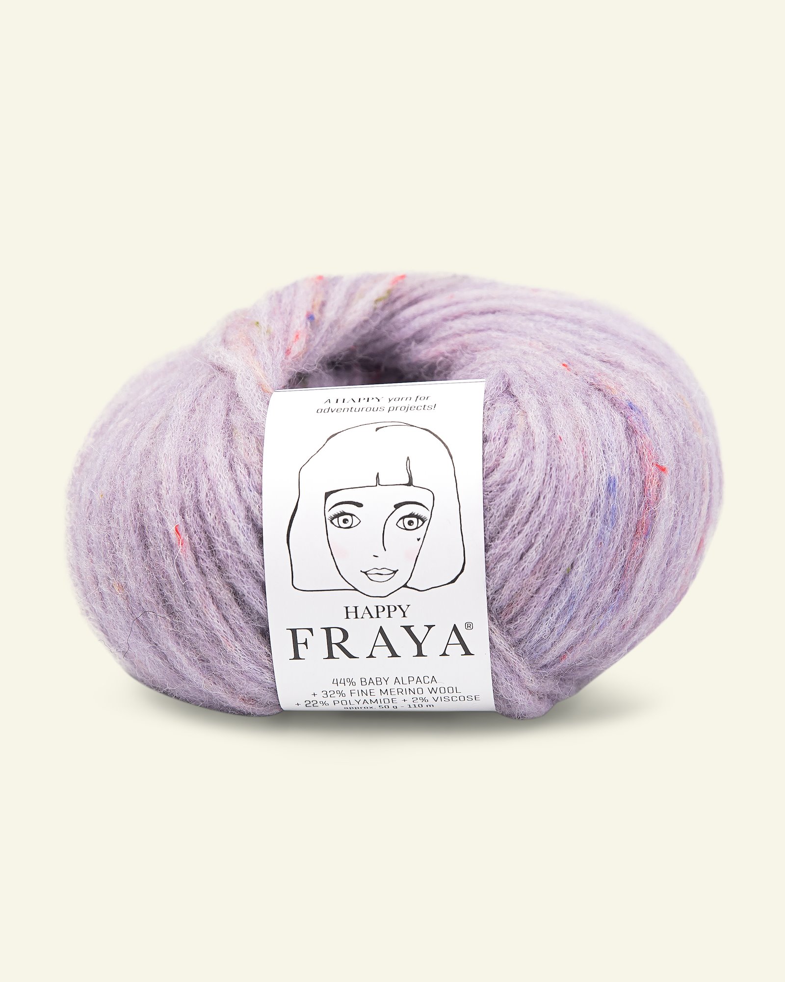 FRAYA, blandingsgarn/blow yarn  "Happy", lilla 90055112_pack