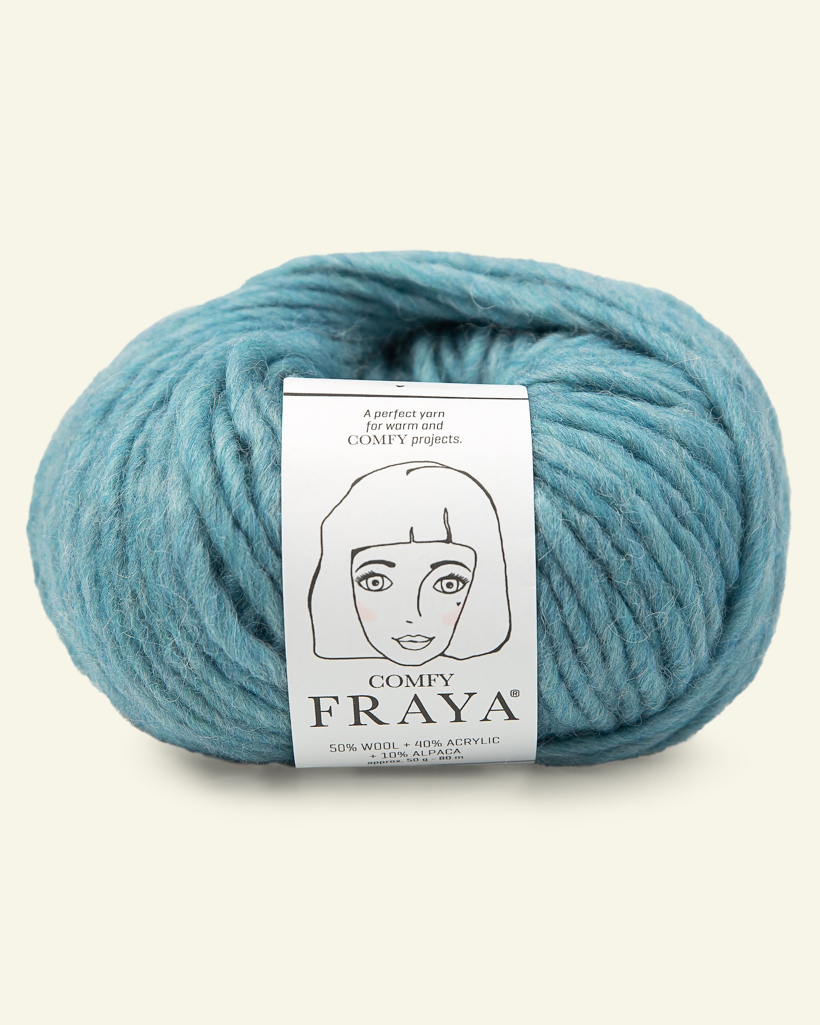 FRAYA, blandingsgarn med uld "Comfy", lys azurblå 90054867_pack