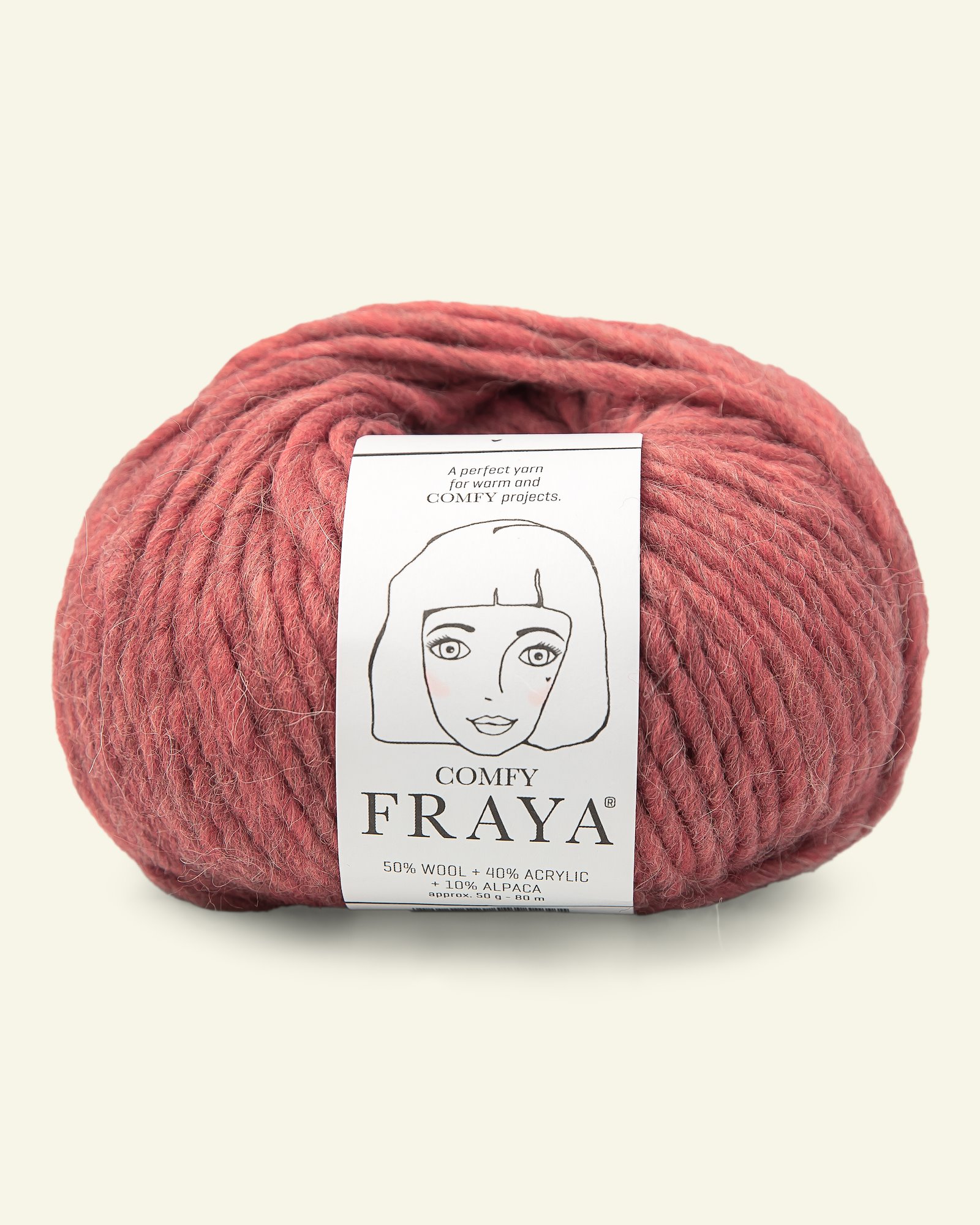 FRAYA, blandingsgarn med uld "Comfy", rouge 90054848_pack