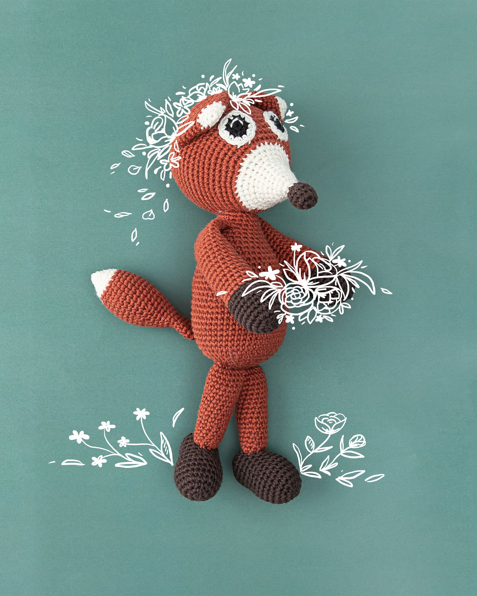 FRAYA crochet pattern - Fixi the fox, cuddly toys FRAYA7031_image.jpg