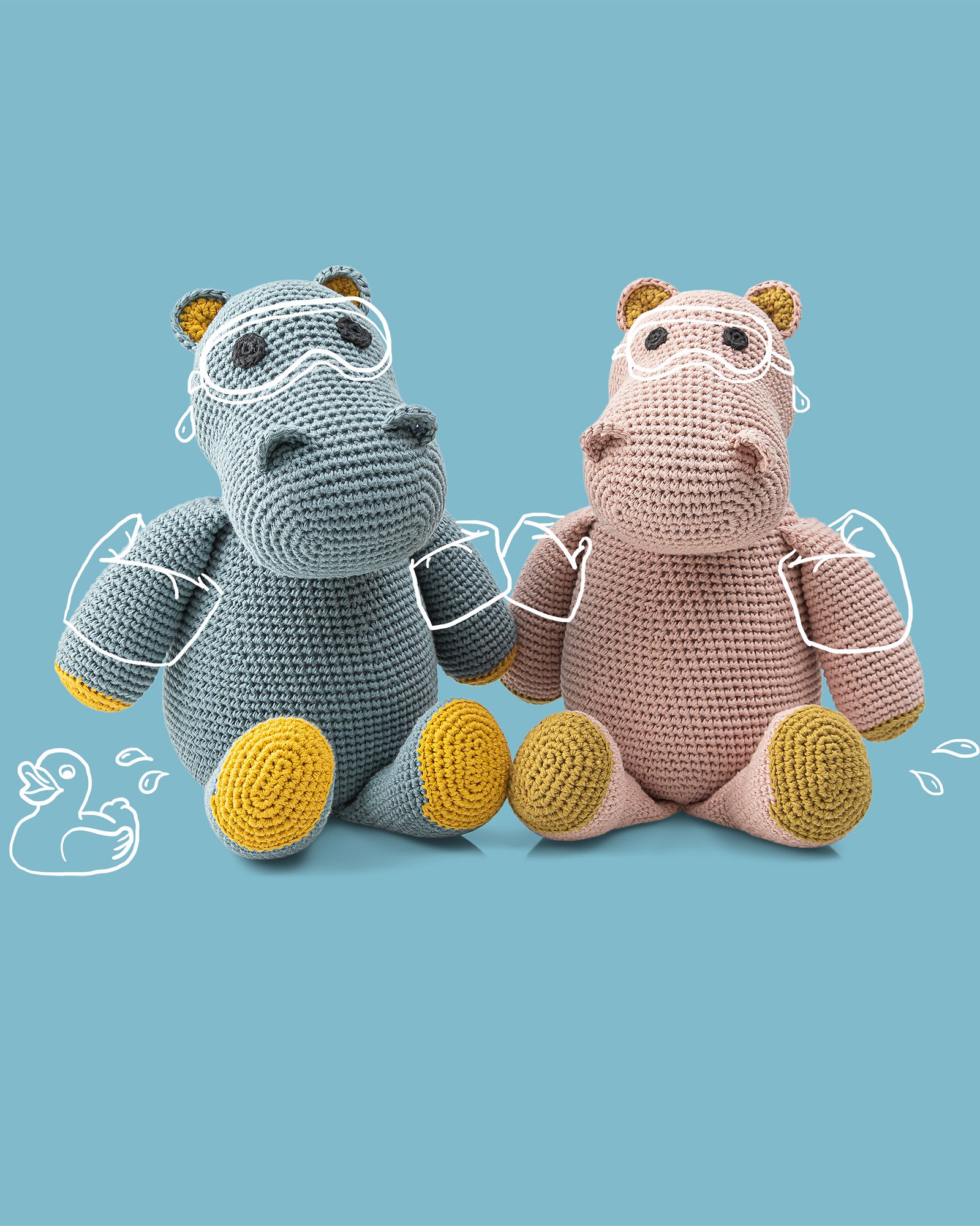 FRAYA crochet pattern - Hot Hippo, cuddly toys FRAYA7015_image.jpg