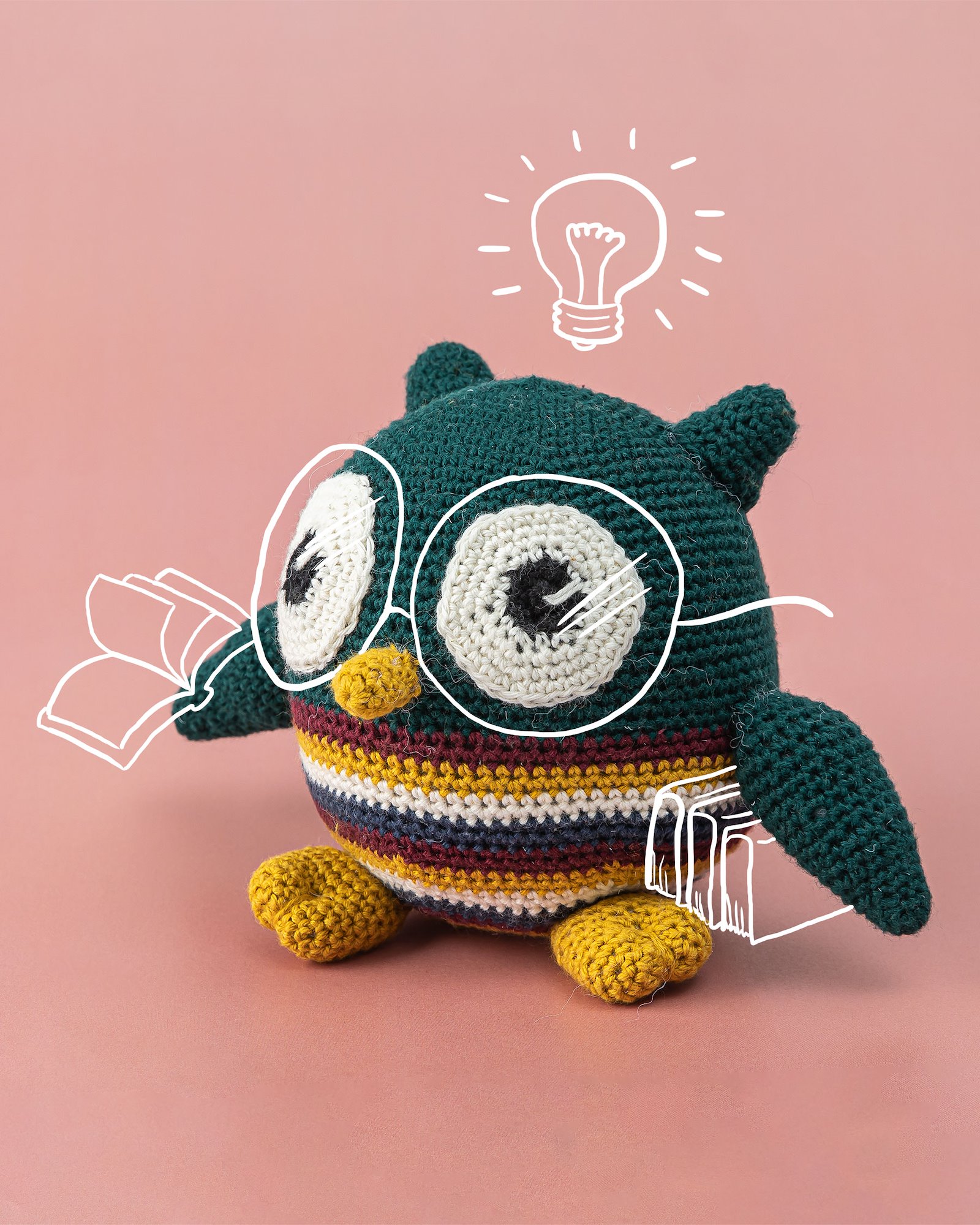 FRAYA crochet pattern - Otis the Owl, cuddly toys FRAYA7008_image.jpg