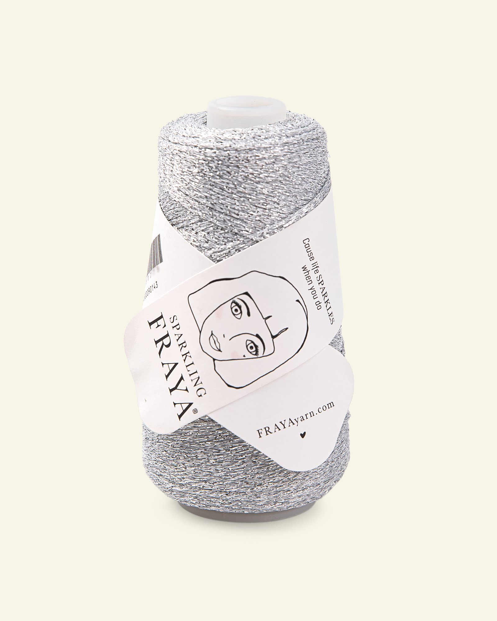 FRAYA, effect yarn "Sparkling", silver 90051780_pack