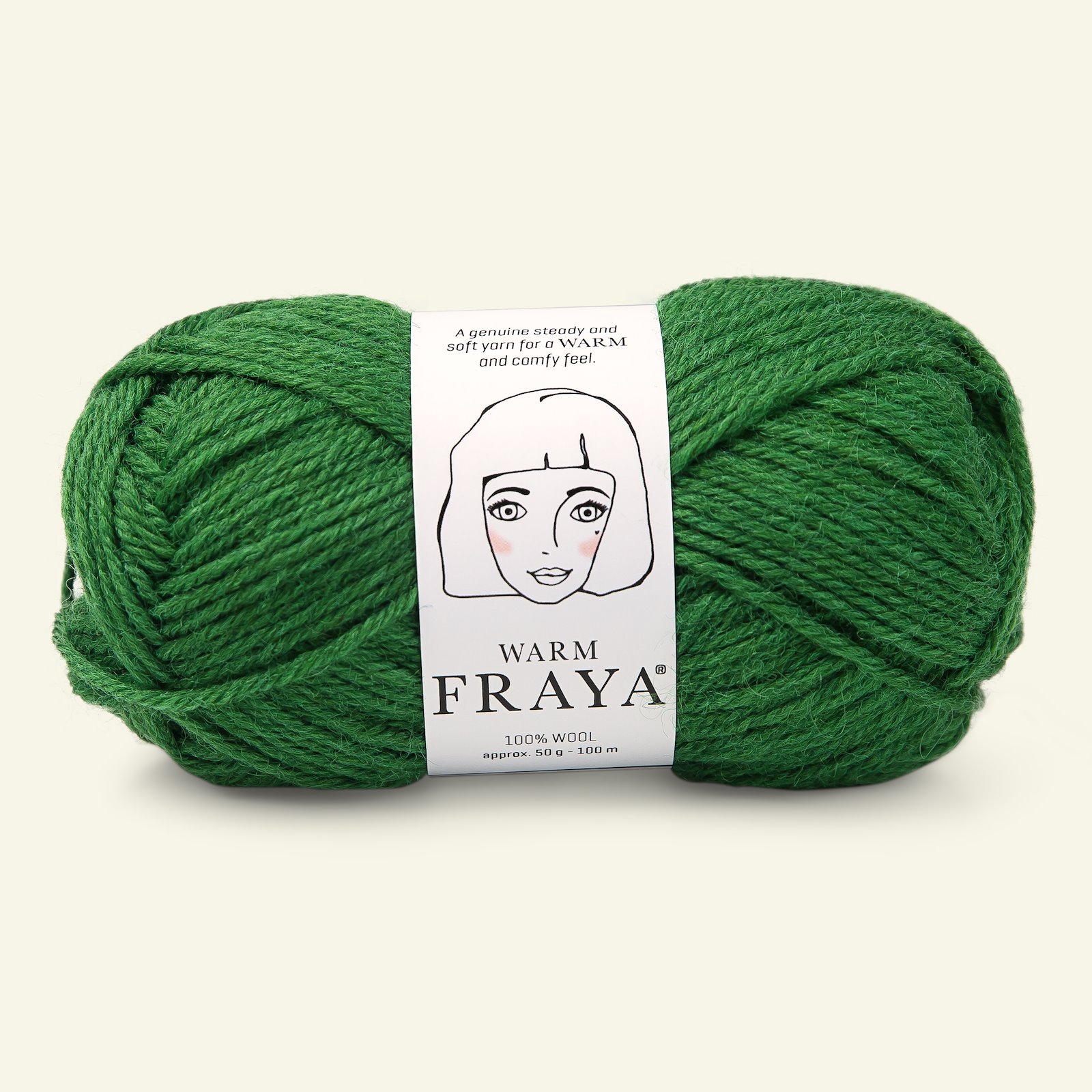 FRAYA, FRAYA, ullgarn "Warm", grön 90051027_pack