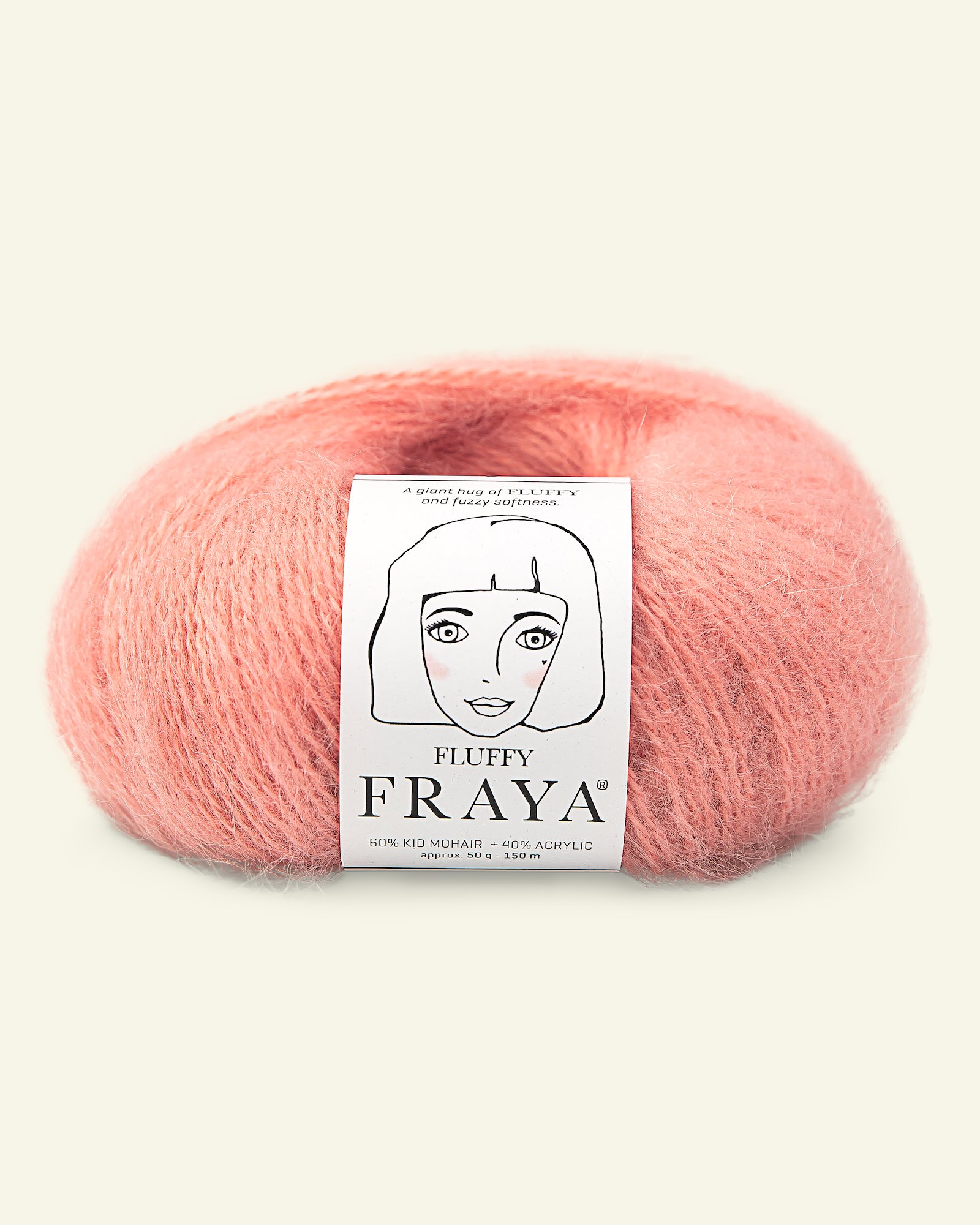FRAYA garn Fluffy rosa 90066309_pack