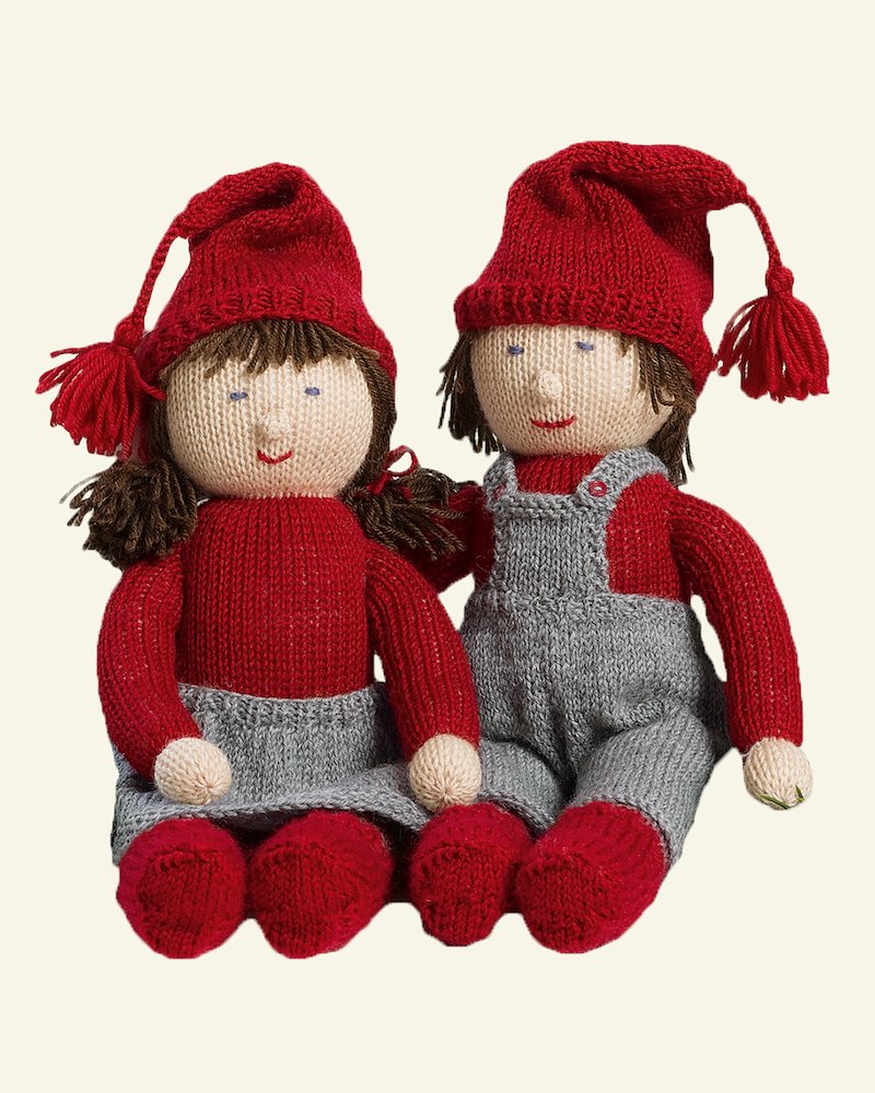 FRAYA knitting pattern - Christmas Romance Elves, cuddly toys FRAYA7021.png