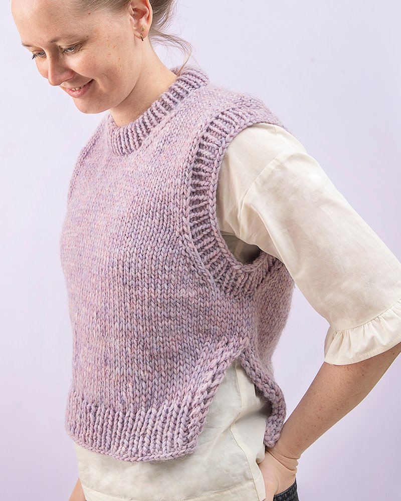 FRAYA knitting pattern - Coffee Time Slipover, women - Comfy FRAYA2033.jpg
