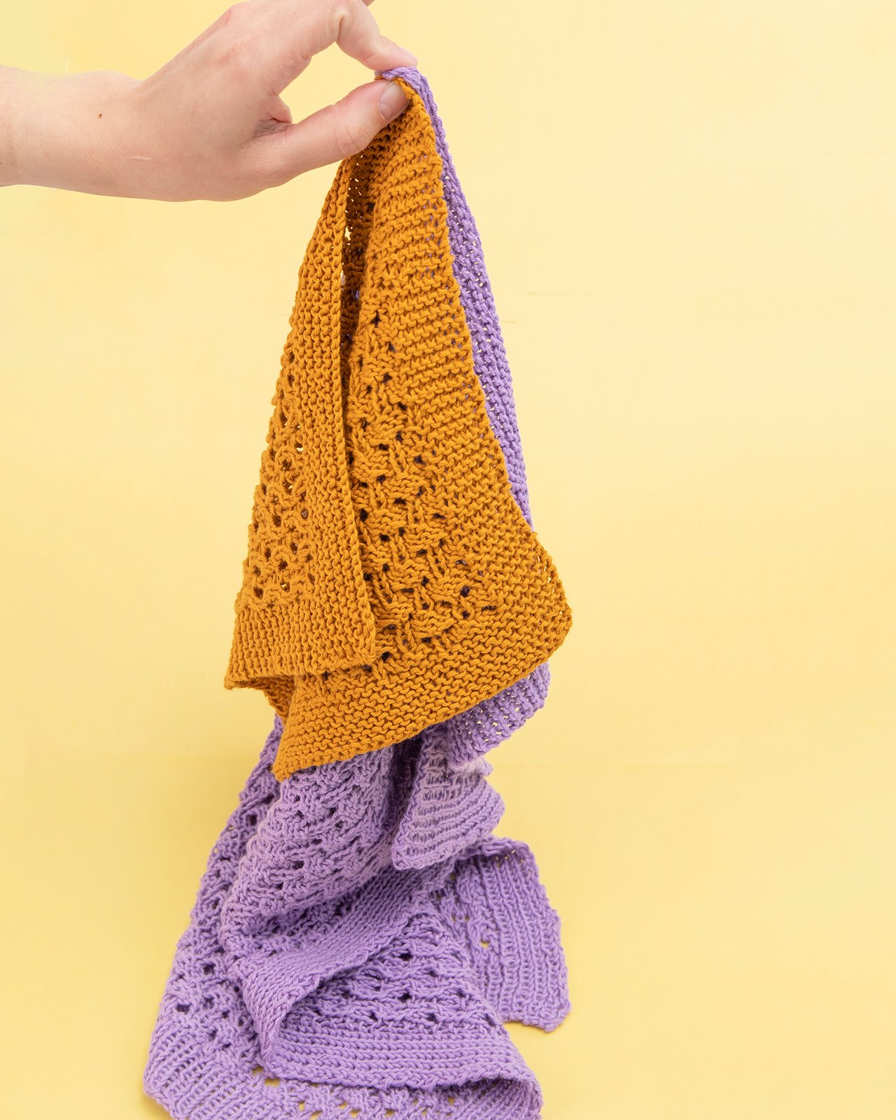 FRAYA knitting pattern - Guests Welcome Towel and Napkin, home & decoration FRAYA9026_1.jpg