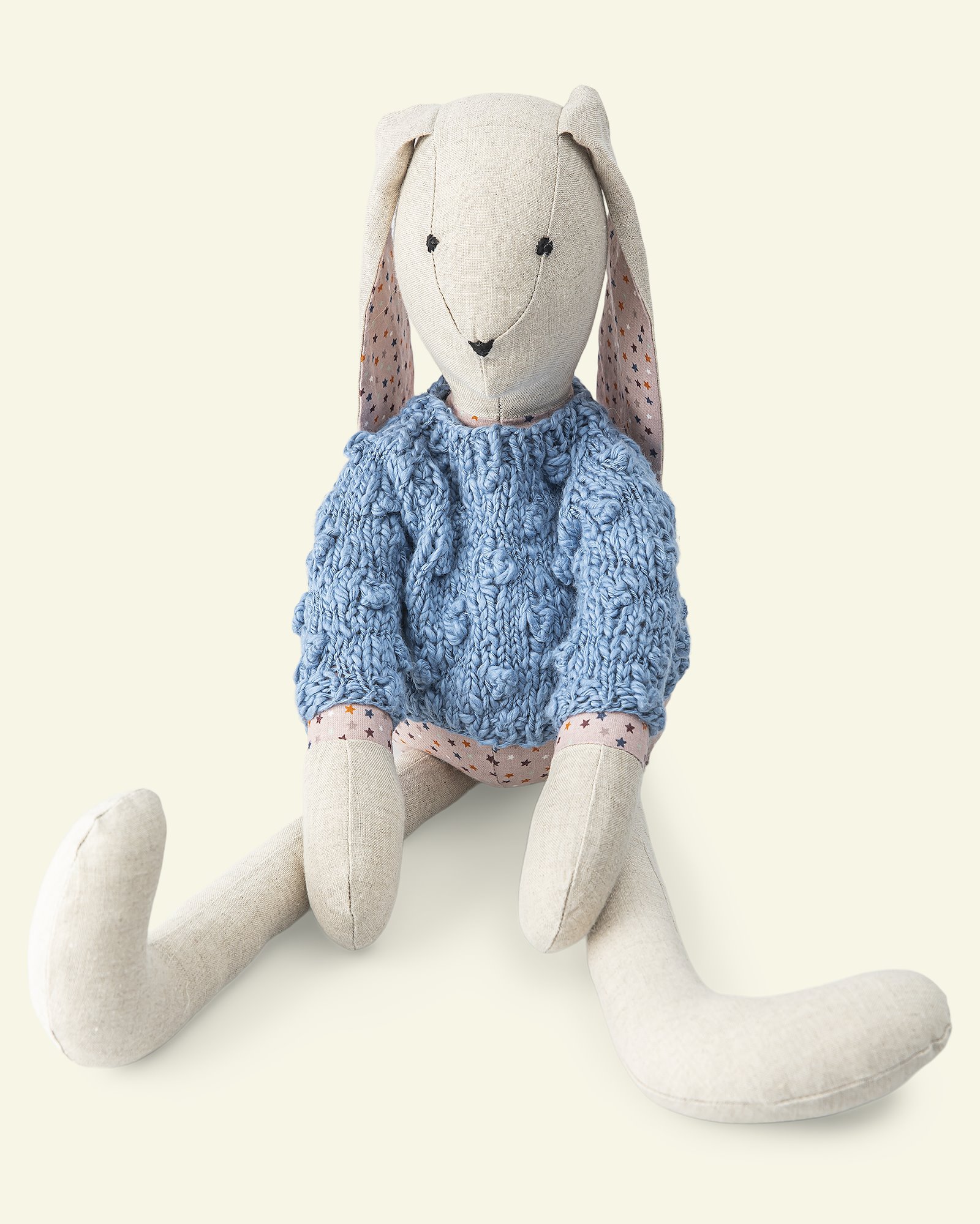 FRAYA knitting pattern - Matilda doll’s sweater, cuddly toys - Wavy version FRAYA7032_image.png