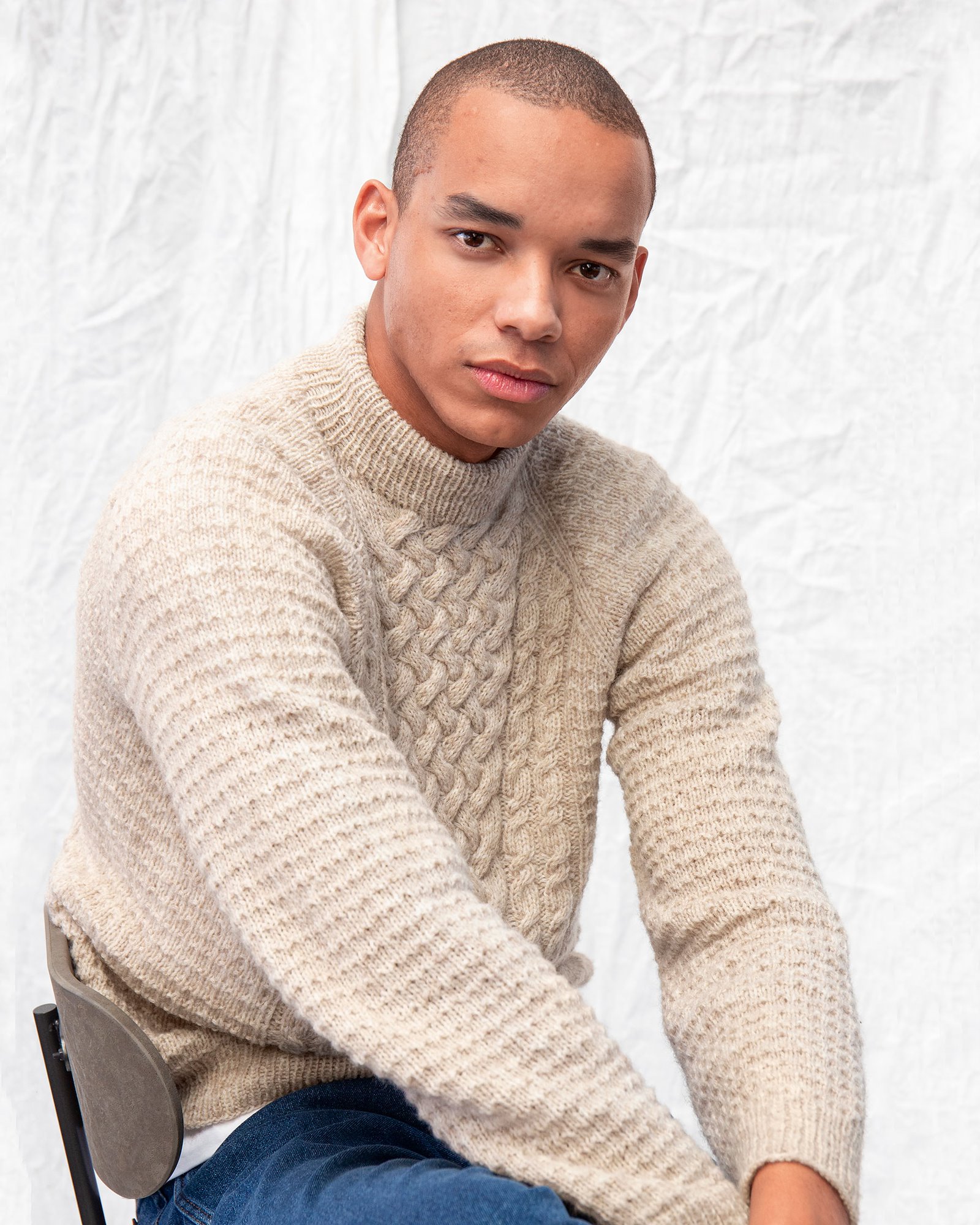 FRAYA knitting pattern - Mr. Gorgeous Sweater, men FRAYA8002_image.jpg