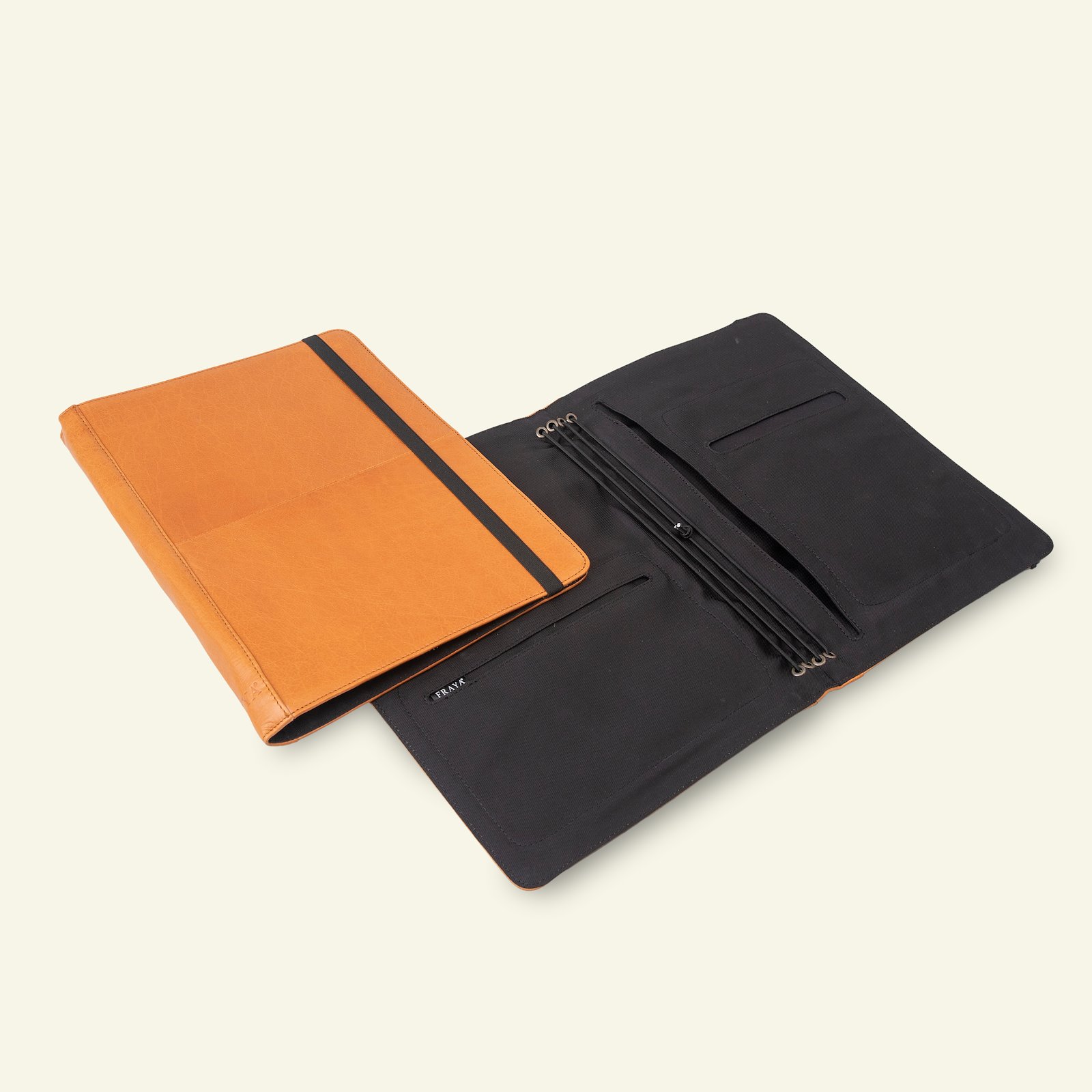 FRAYA leather project folder 32x24cm 83307_pack