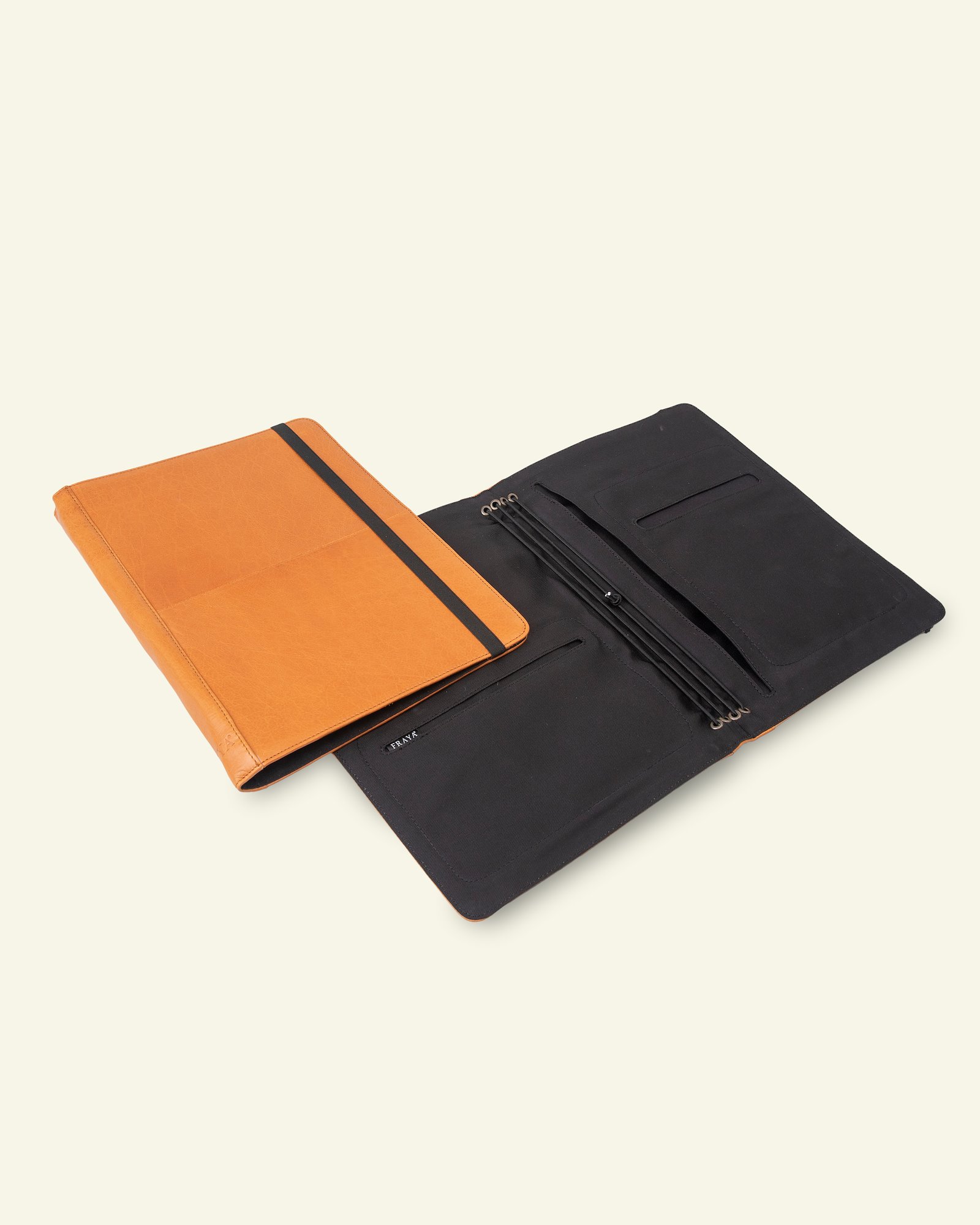 FRAYA leather project folder 32x24cm 83307_pack