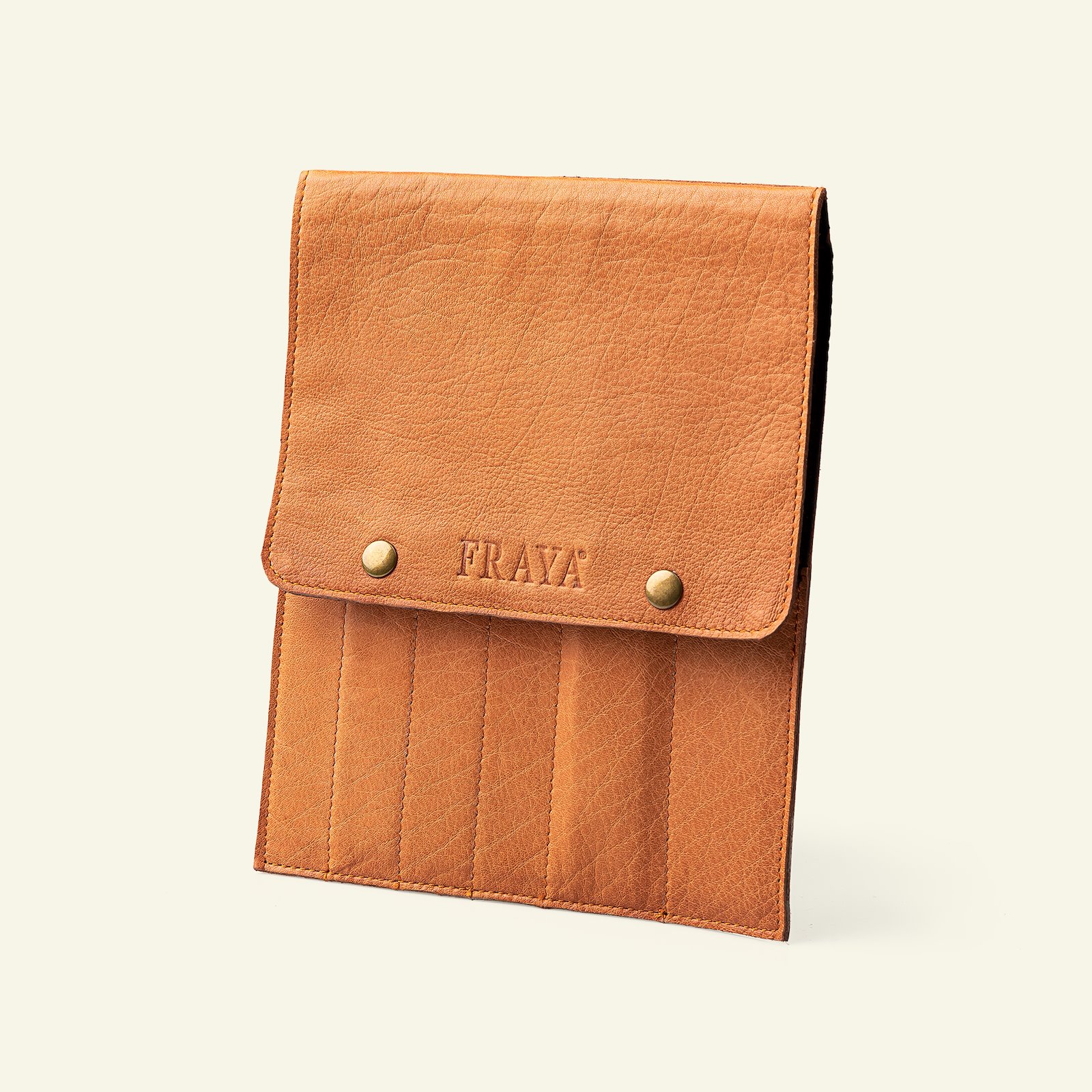 FRAYA leather sleeve, 24x18cm, brown 96802_pack
