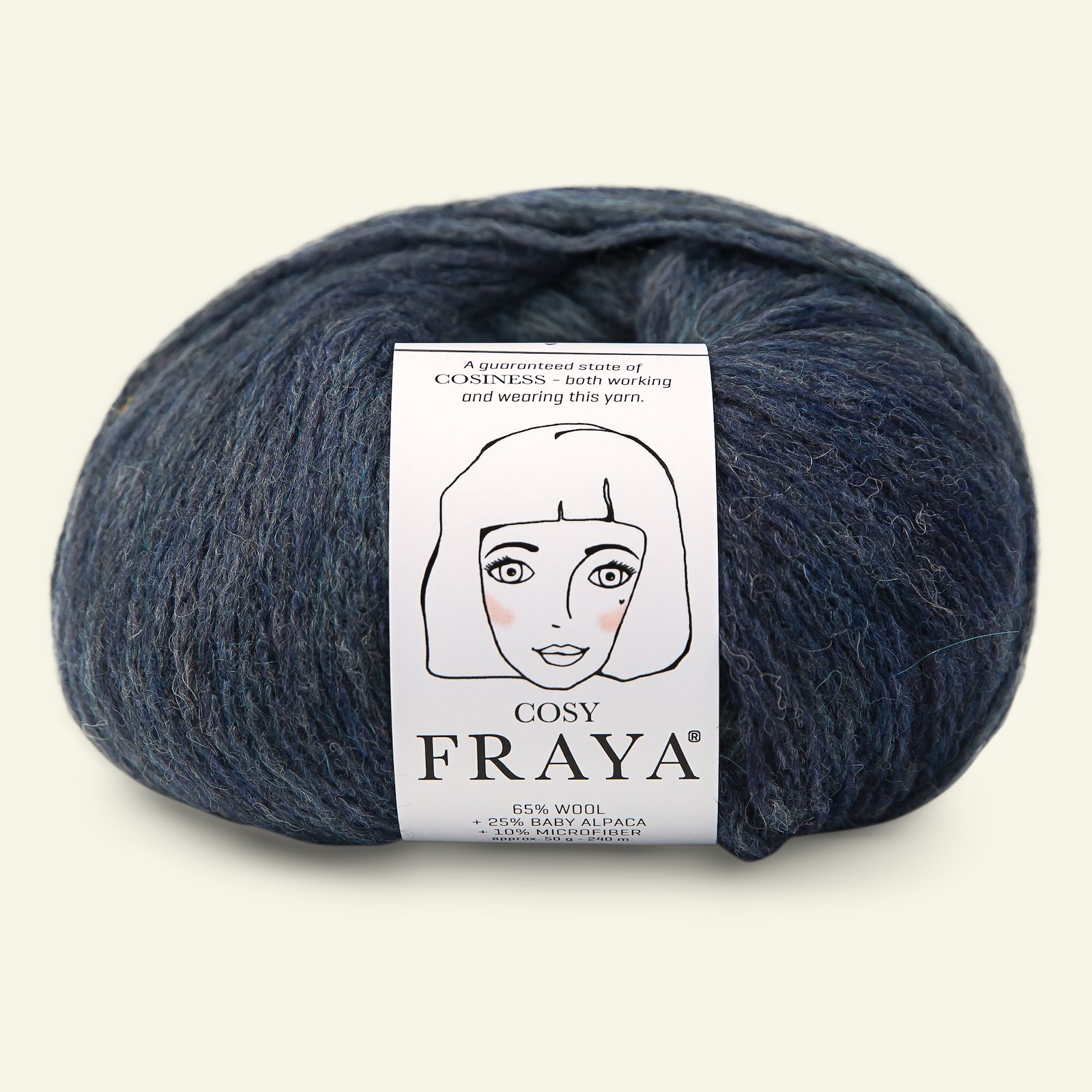 FRAYA, merino blandingsgarn/blow yarn "Cosy", blå shift 90054721_pack
