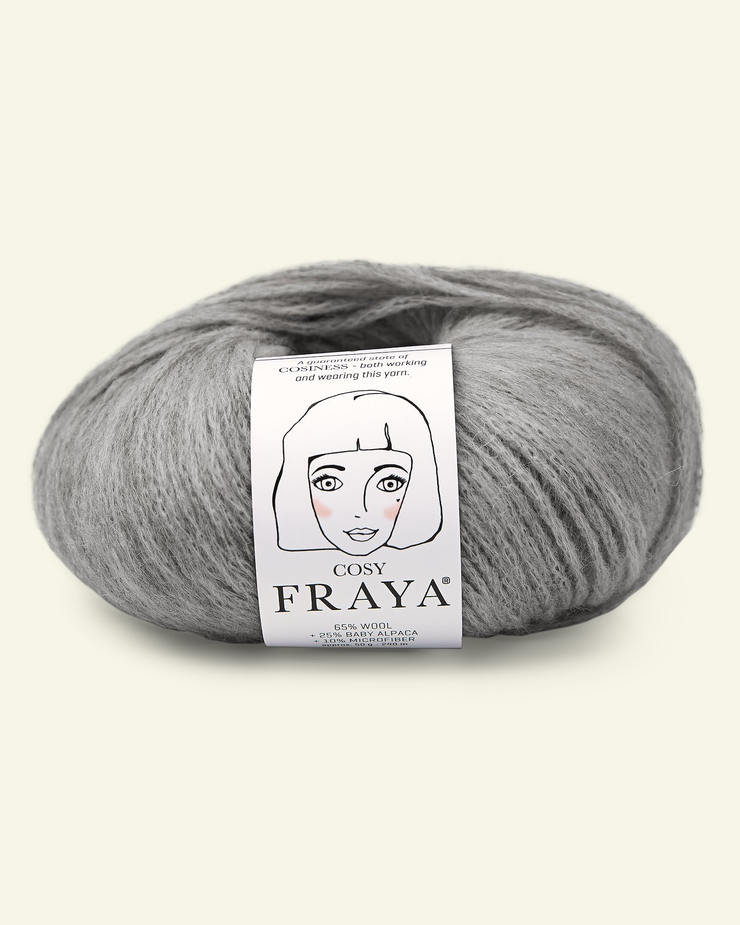 FRAYA, merino blandingsgarn/blow yarn "Cosy", grå 90000899_pack