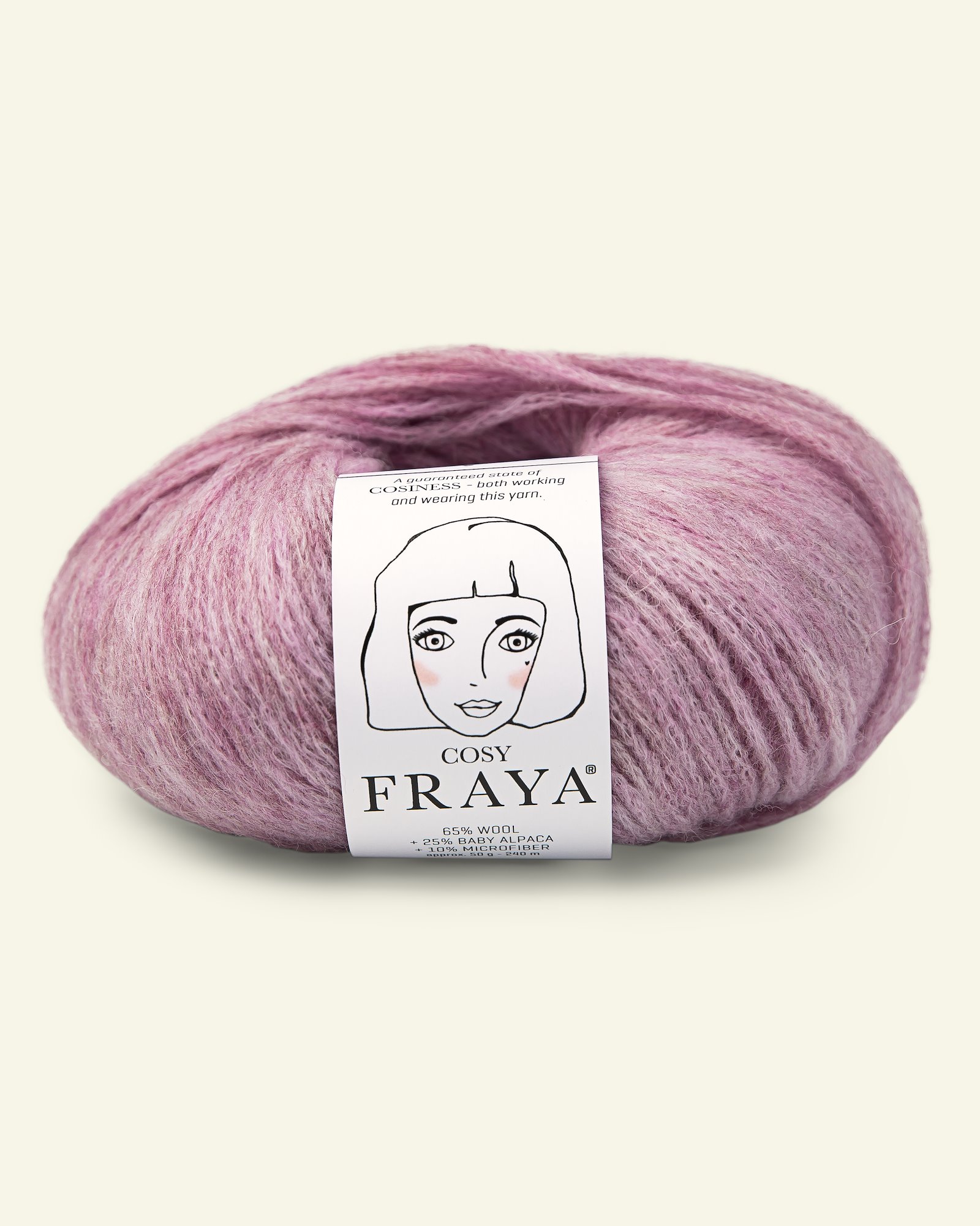 FRAYA, merino blandingsgarn/blow yarn "Cosy", lilla miks 90054717_pack