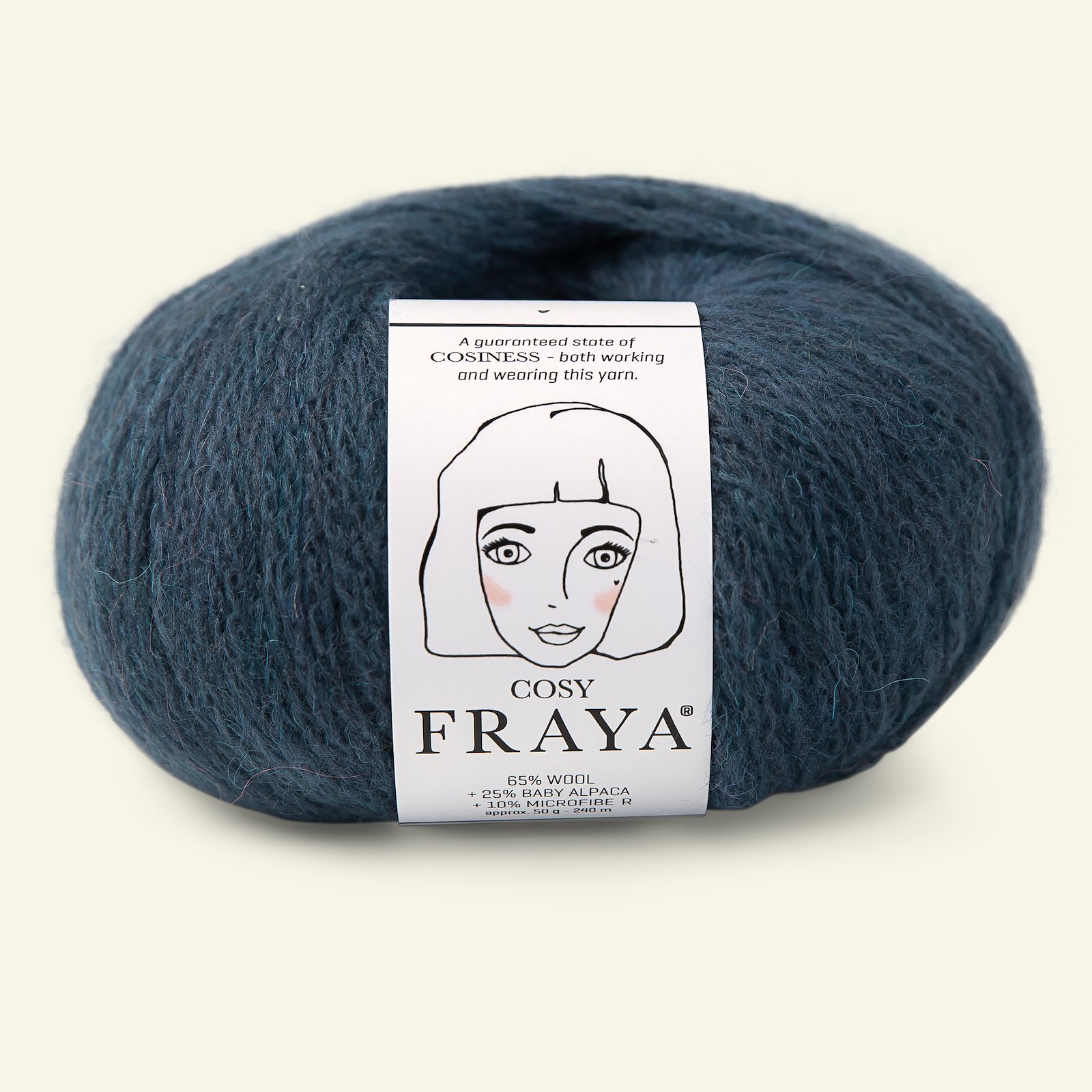 FRAYA, merino mixed yarn/blow yarn "Cosy", dark petrol 90054729_pack