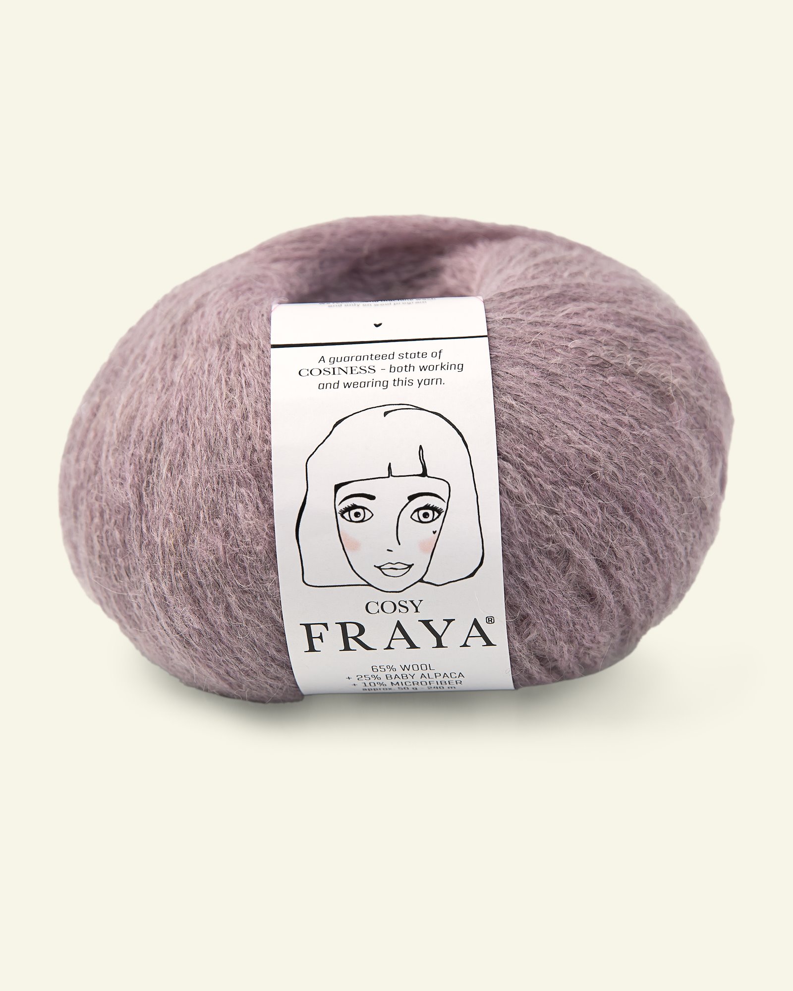FRAYA, merino mixed yarn/blow yarn "Cosy", dusty heather 90054778_pack