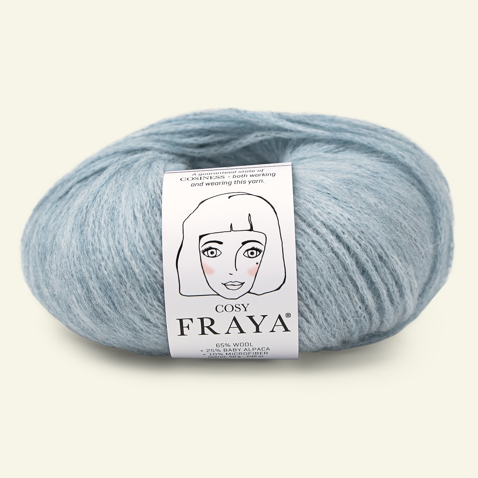 FRAYA, merino mixed yarn, "Cosy", blue grey 90000901_pack