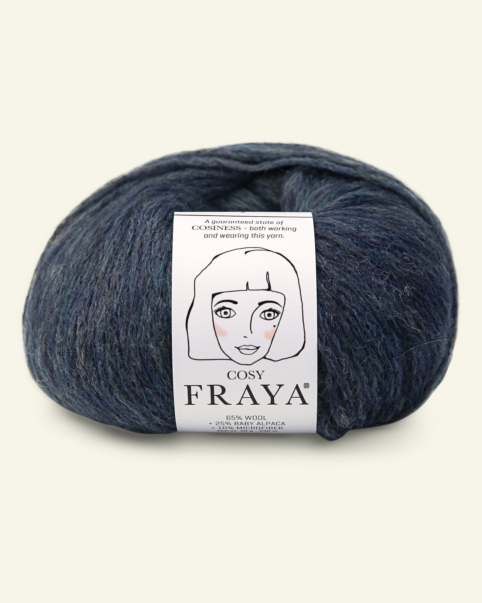 FRAYA, merino mixed yarn, "Cosy", blue shift 90054721_pack