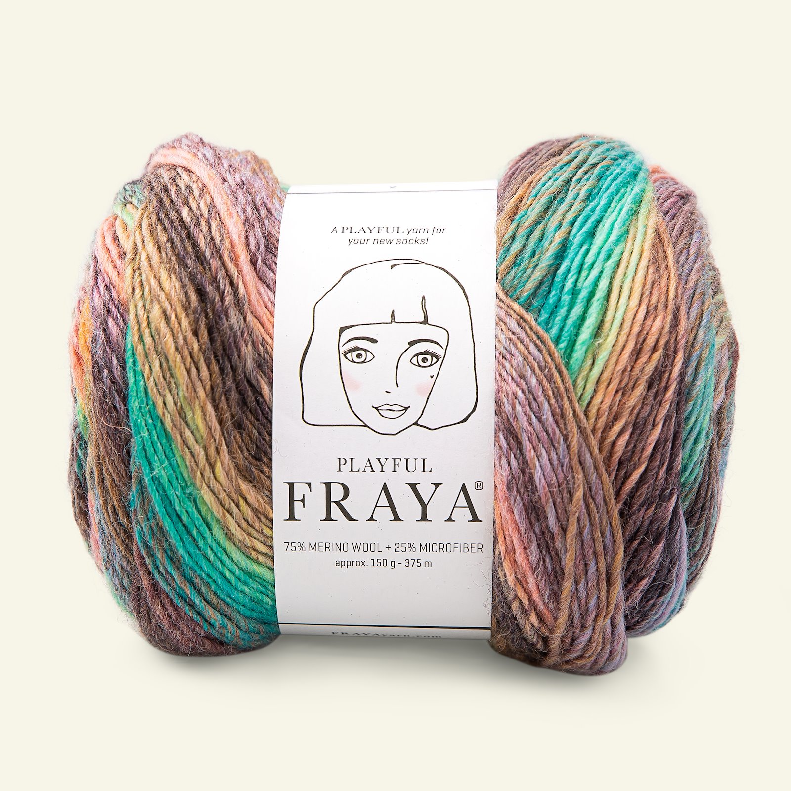 FRAYA, merino mixed yarn "Playful", lavender mix 90000039_pack