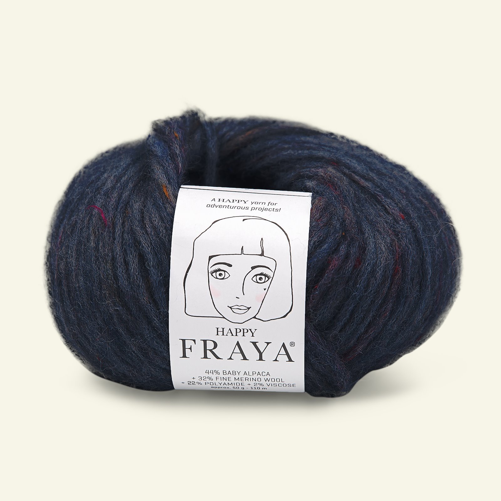 FRAYA, mixed yarn/blow yarn "Happy", navy 90000935_pack