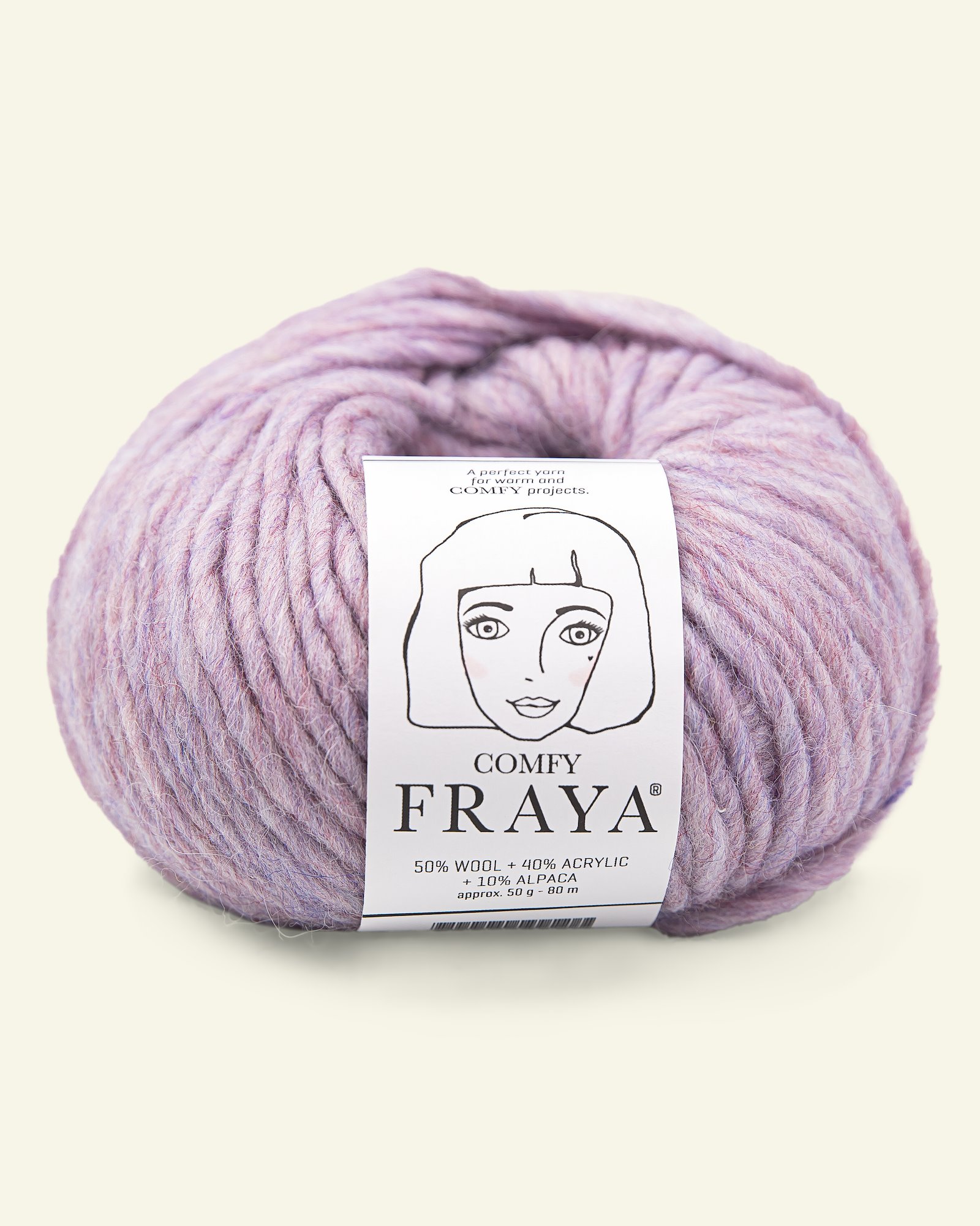 FRAYA, mixed yarn "Comfy", lavender 90054803_pack