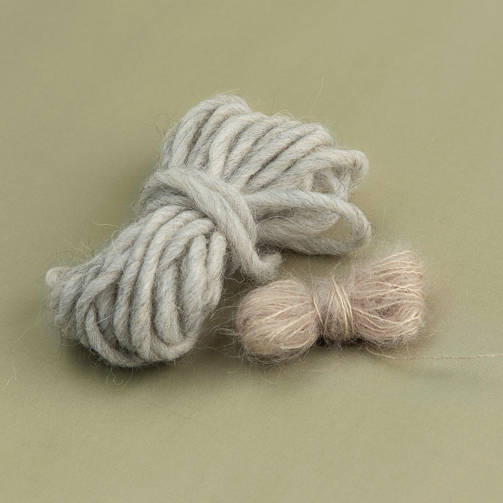 FRAYA, mixed yarn "Comfy", light grey 90054840_90054938_sskit