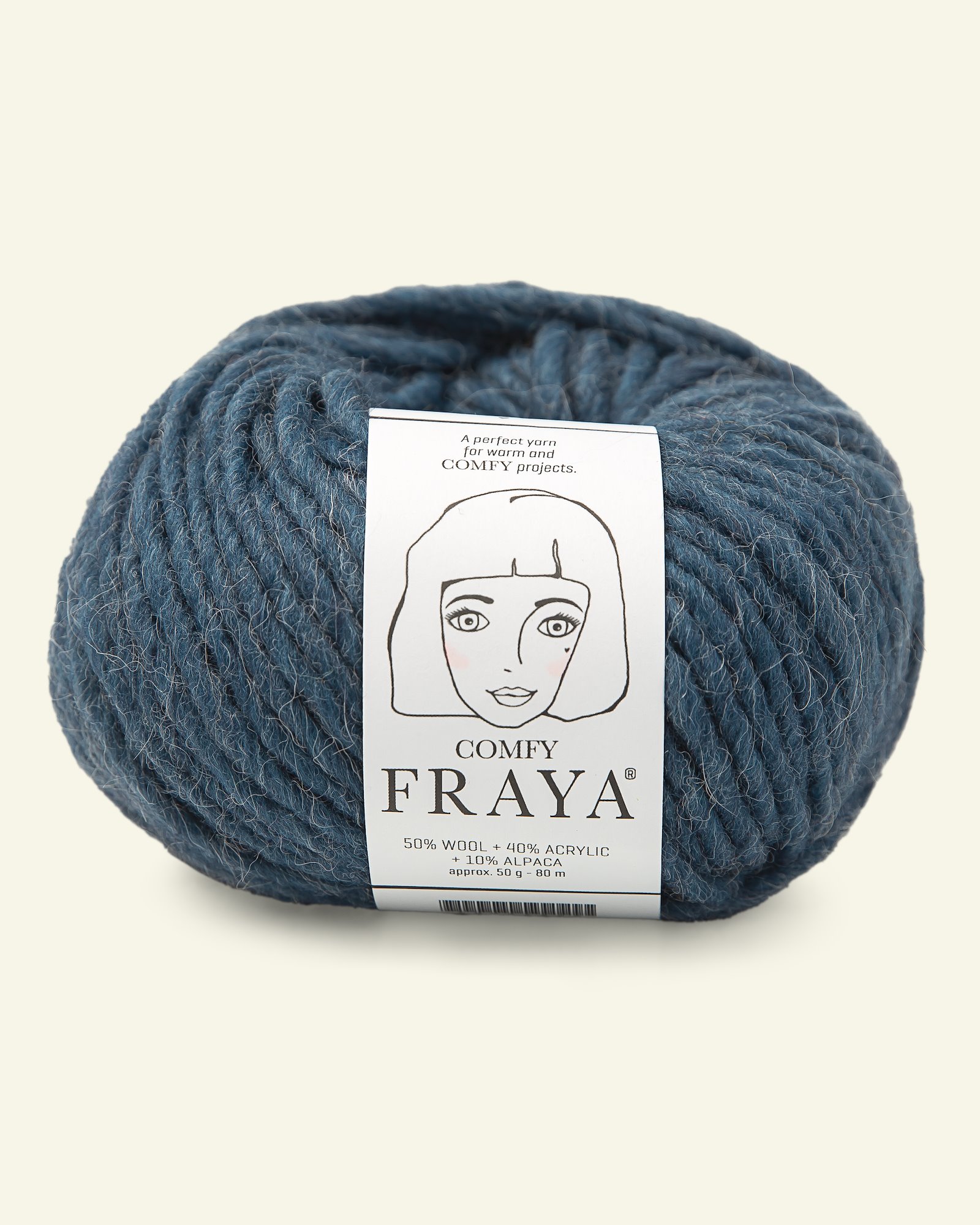 FRAYA, mixed yarn "Comfy", petrol 90054829_pack