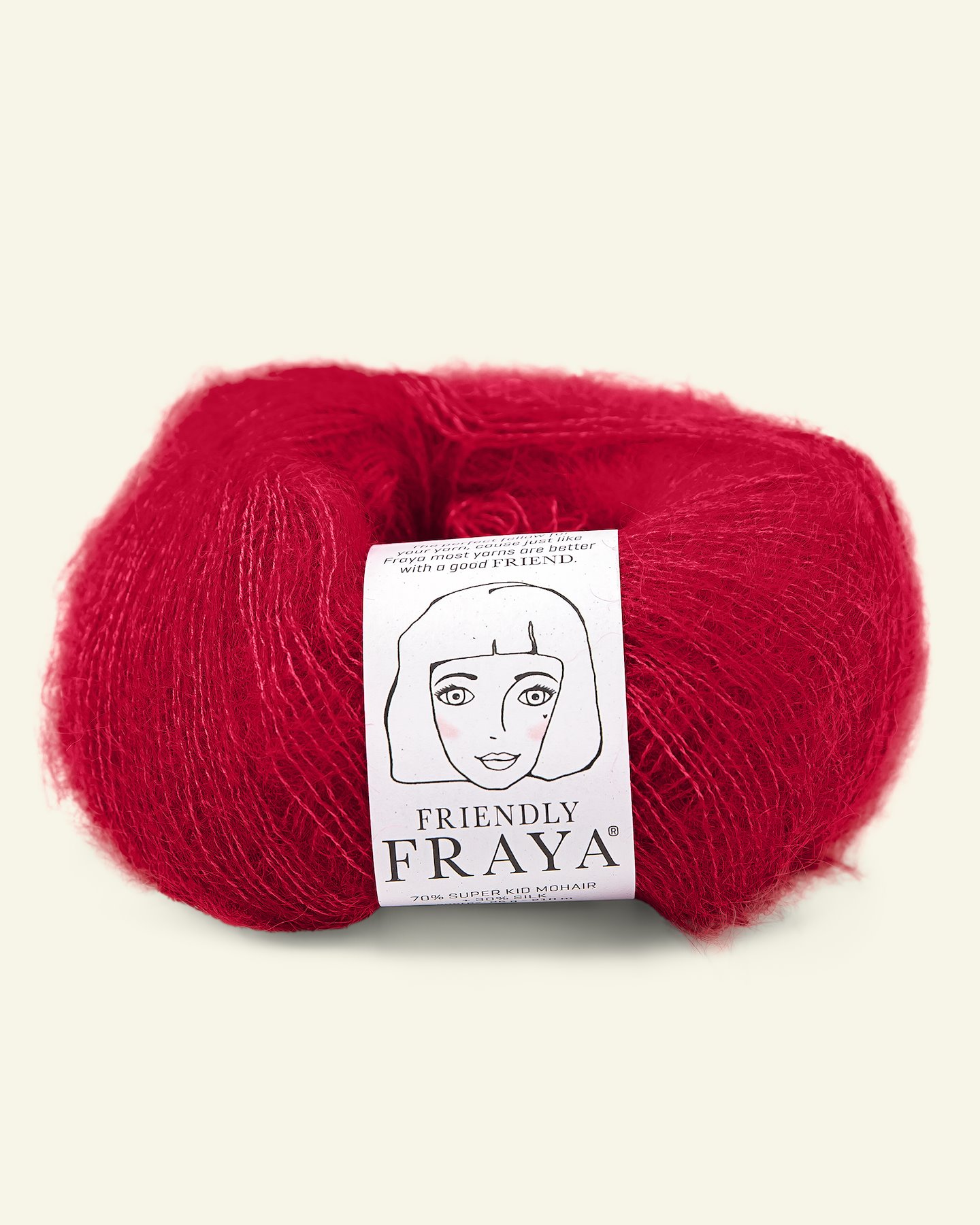 FRAYA, silk mohair"Friendly", red 90000915_pack