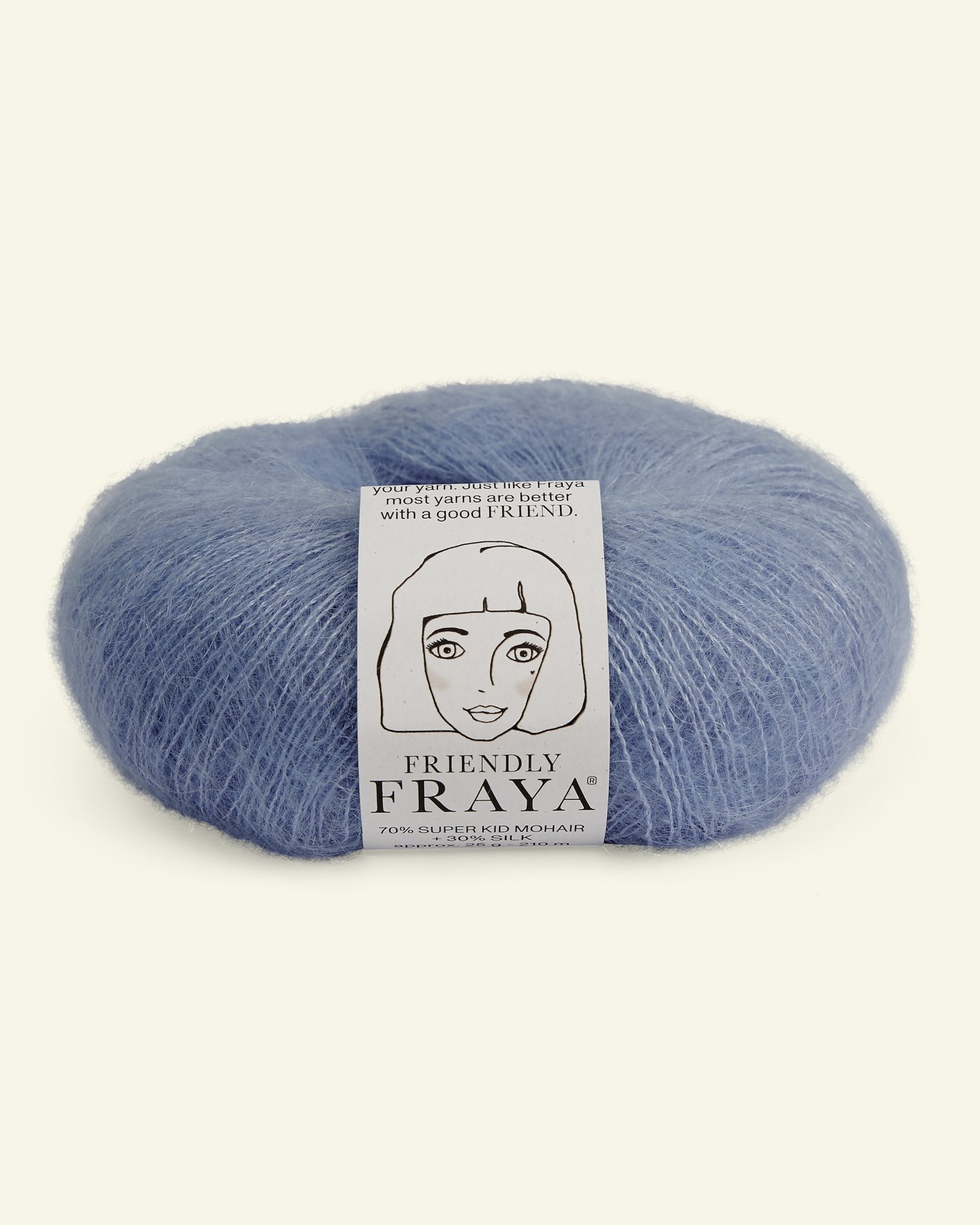 FRAYA, silk mohair yarn "Friendly", baby blue 90000956_pack