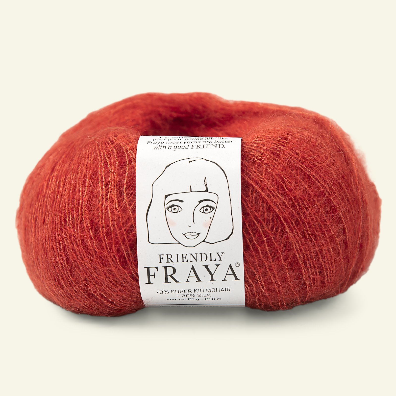 FRAYA, silk mohair yarn "Friendly", rouge 90054948_pack