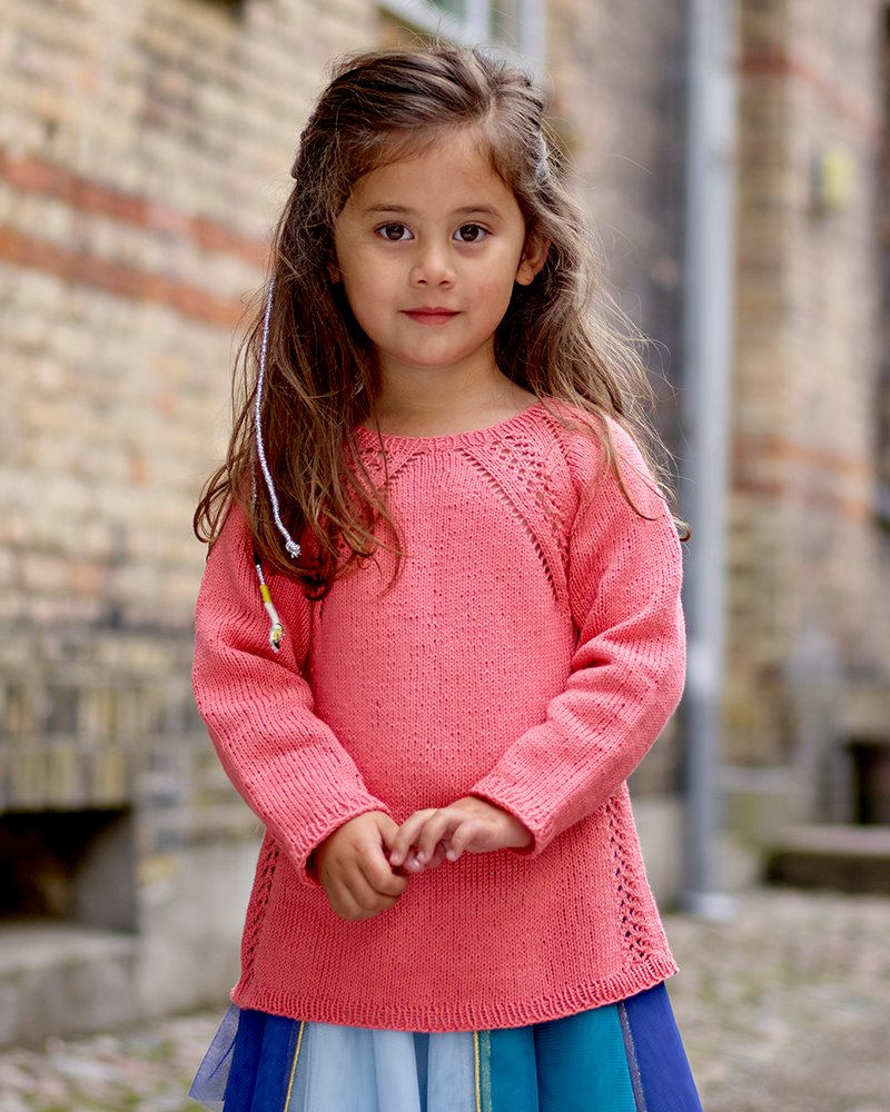 FRAYA strikkeoppskrift - Odette's Summer Sweater, barn & baby FRAYA6006.jpg