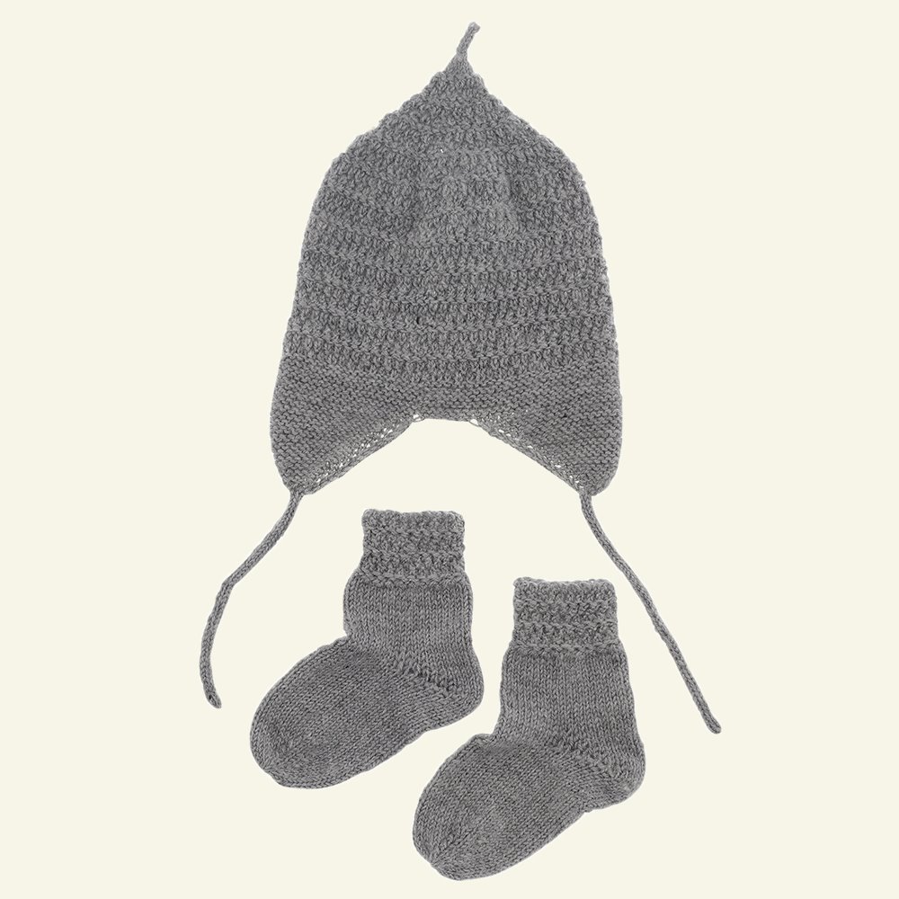 FRAYA strikkeoppskrift - Oh So Snug Baby Hat and Socks, accessories FRAYA3005.png