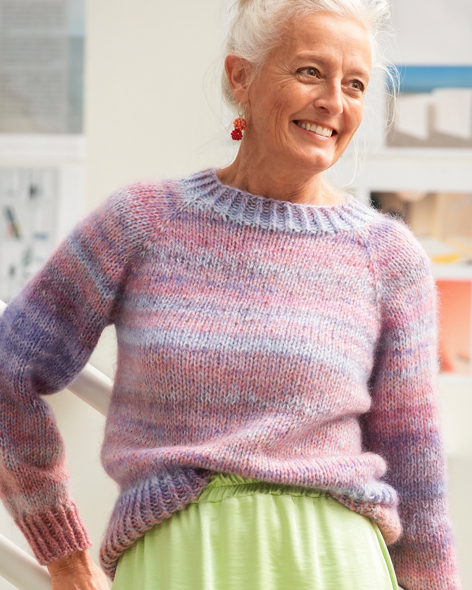 DIY-projekt FRAYA strikkeopskrift - Companion Sweater, dame | (STOF&STIL)
