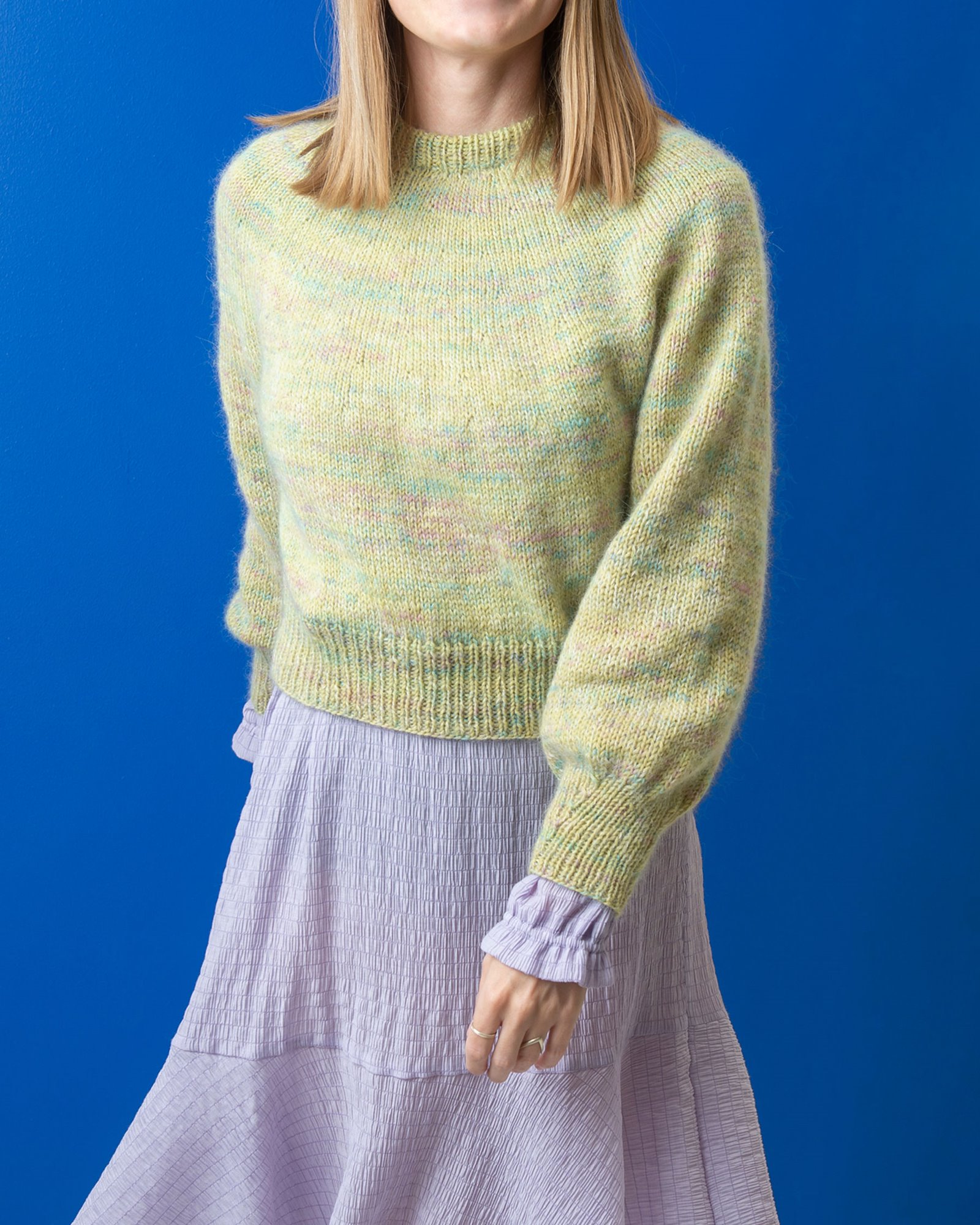 i morgen Mellem en DIY-projekt | FRAYA strikkeopskrift - Something Simple Sweater, dame |  Selfmade® (STOF&STIL)