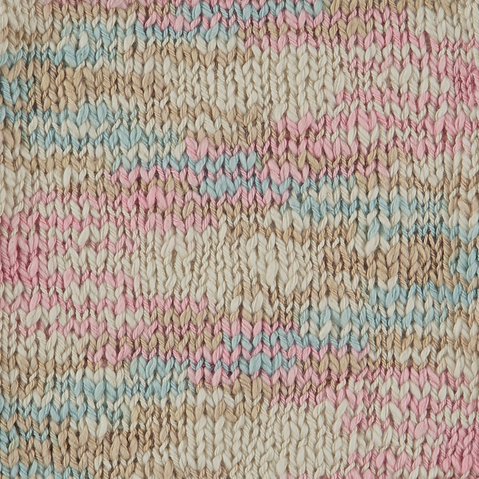 FRAYA, textured cotton yarn "Wavy", light mint-pink mix 90000202_sskit
