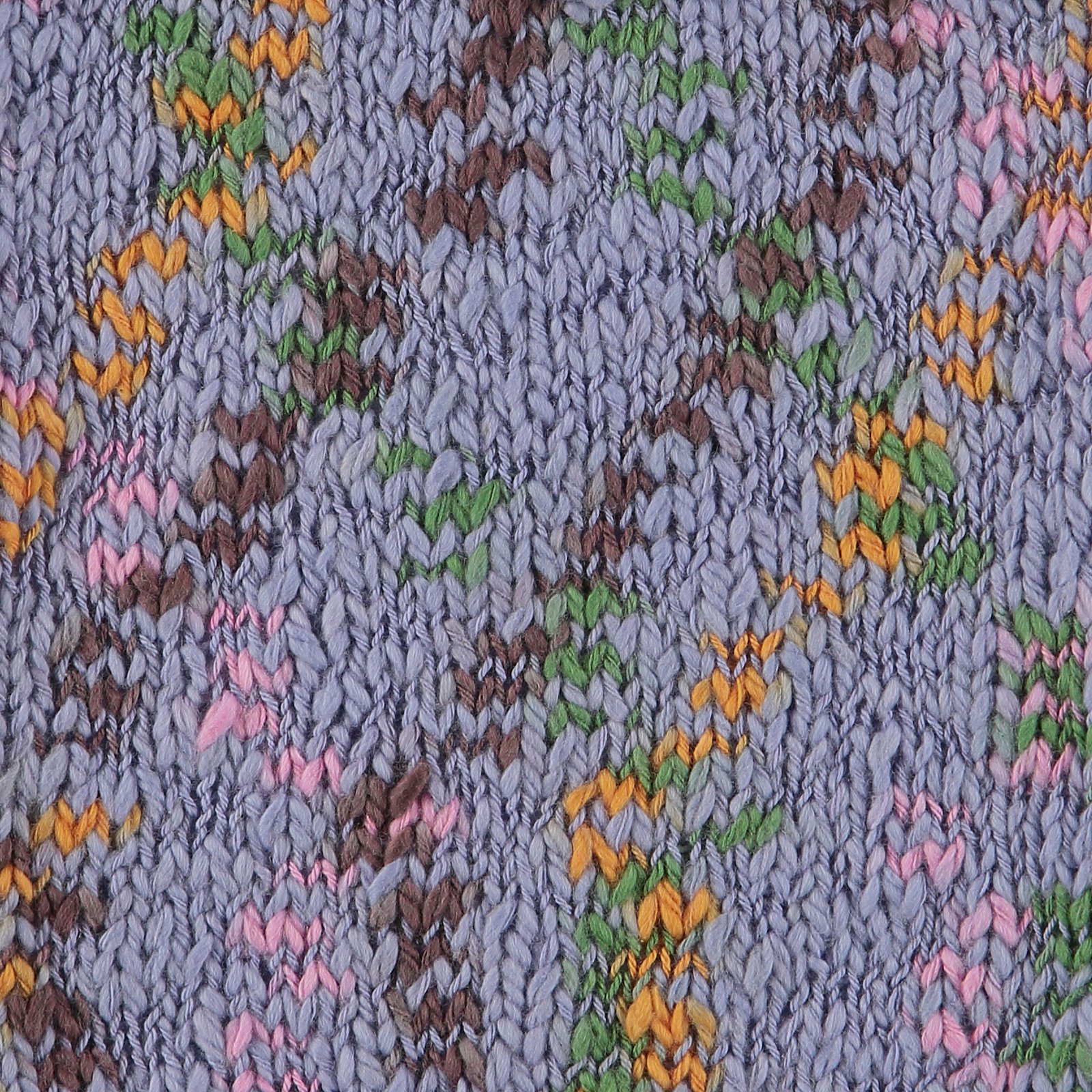 FRAYA, textured cotton yarn "Wavy", purple-orange mix 90000201_sskit