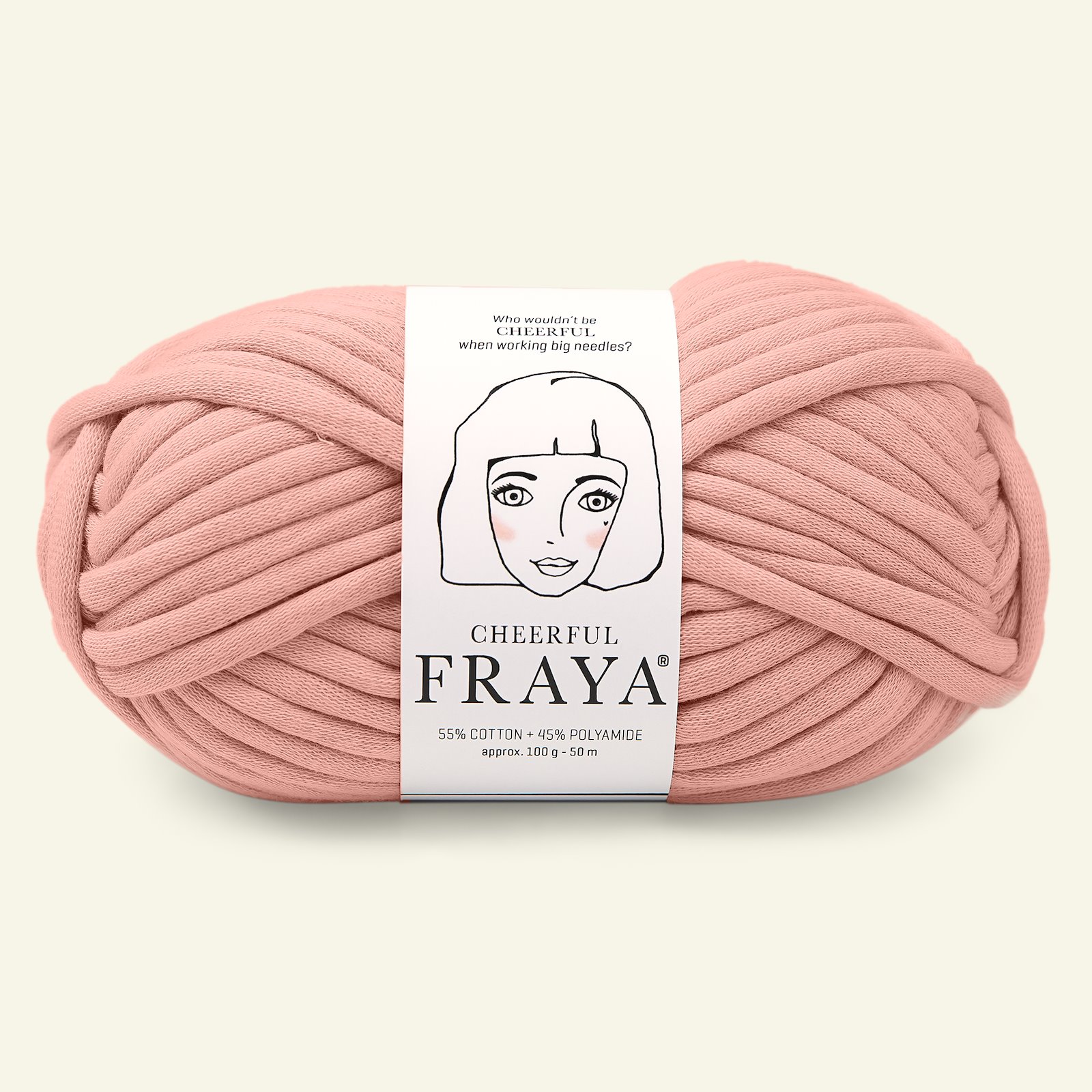 FRAYA, tube yarn "Cheerful", rose 90000893_pack