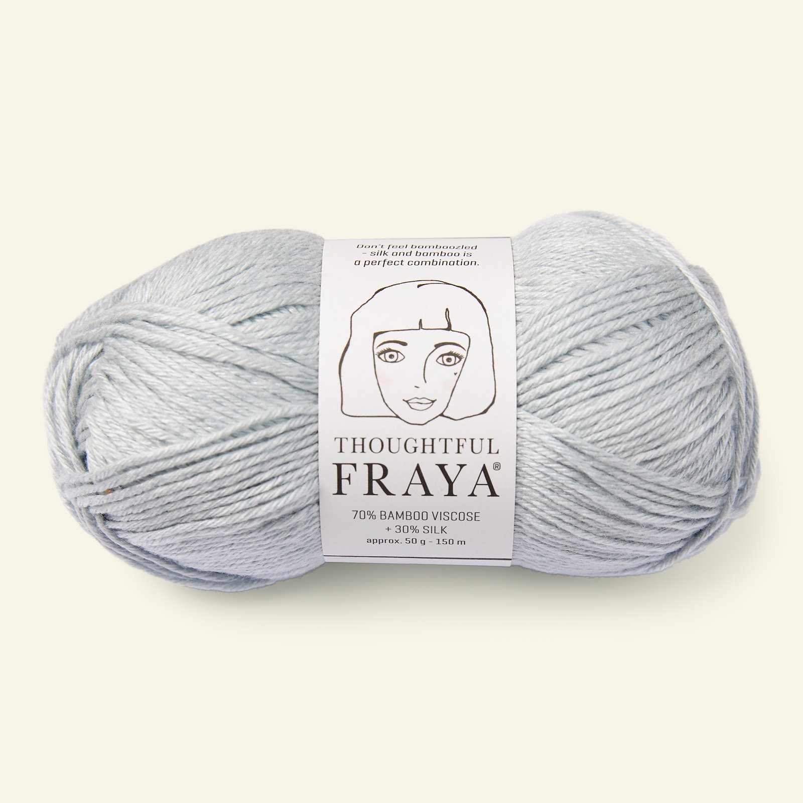 FRAYA, viscose bamboo silk yarn "Thoughtful", light blue 90000194_pack