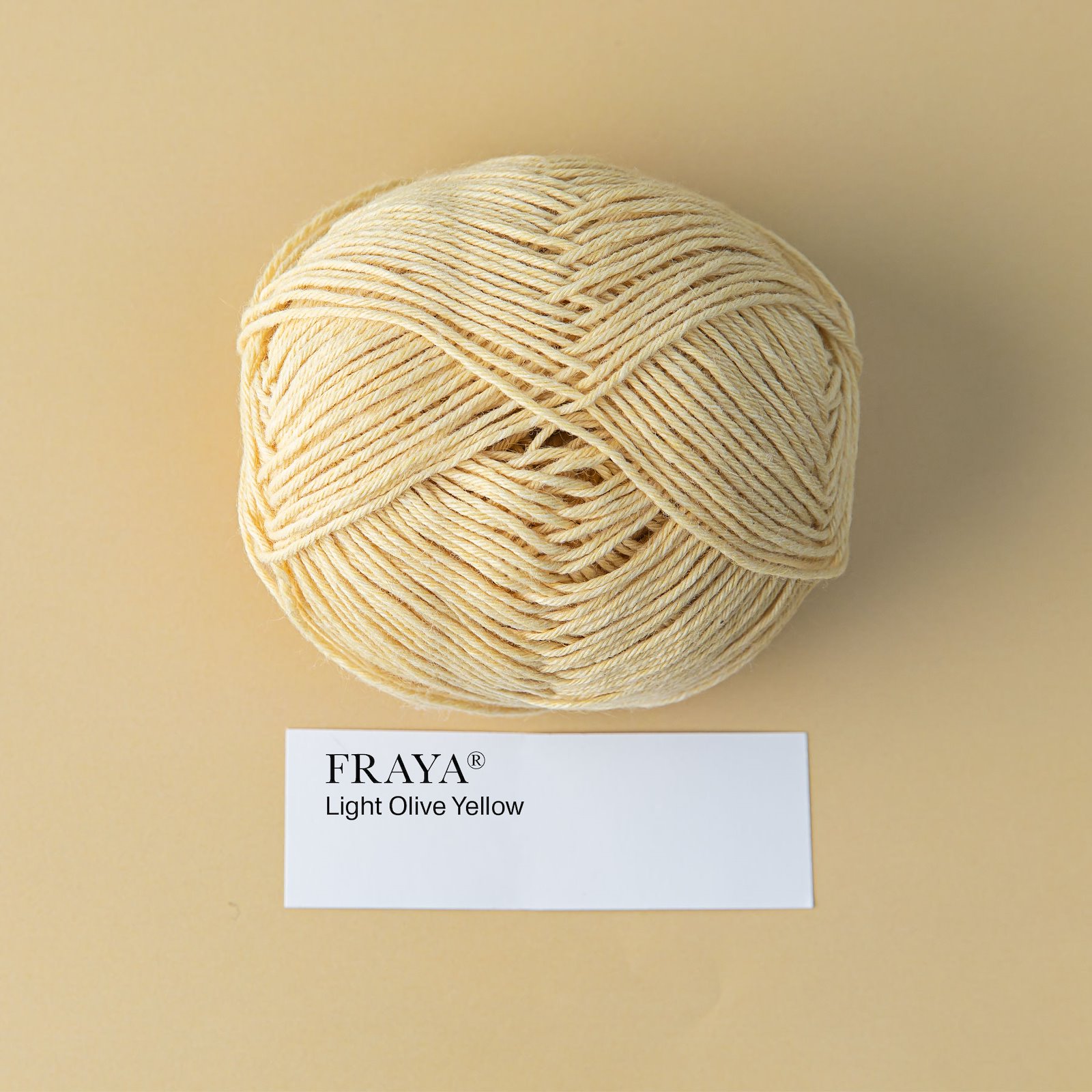 FRAYA, viscose bamboo silk yarn "Thoughtful", light olive yellow 90000186_sskit_b